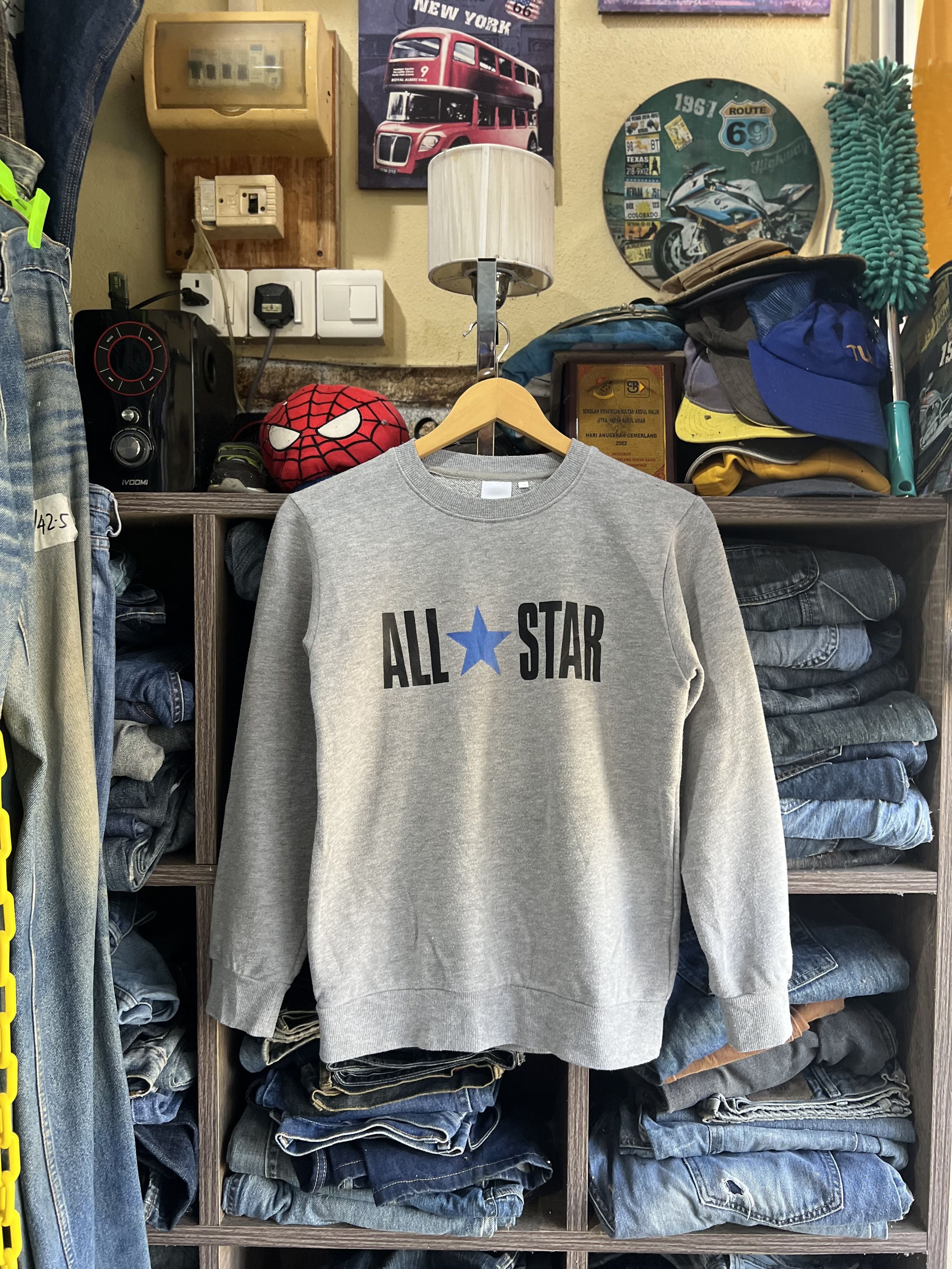 Converse 🔥Converse All Star Logo Crewneck Sweatshirt Size US S / EU 44-46 / 1 - 16 Thumbnail
