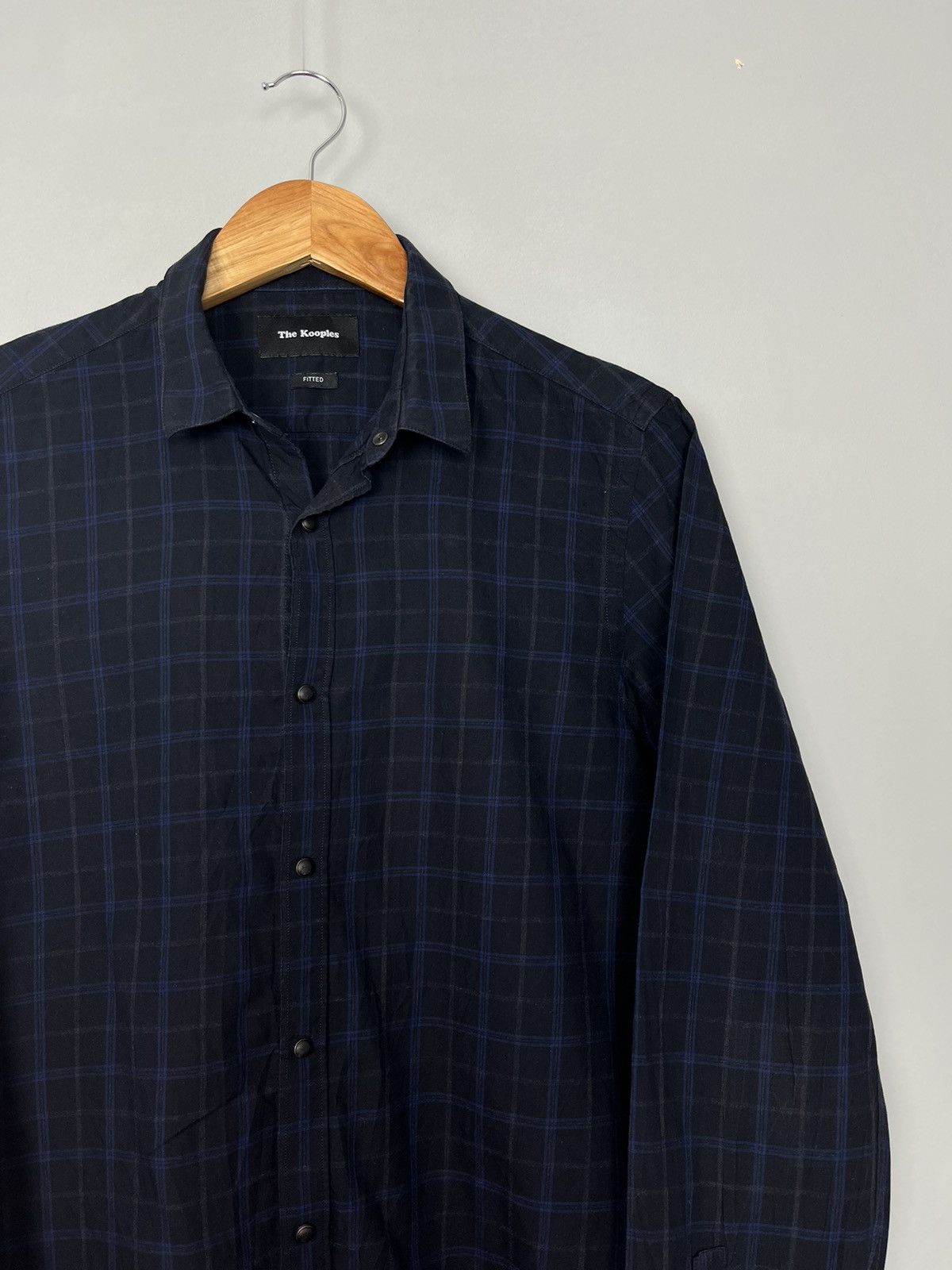 The Kooples The Kooples Plaid Cotton Long Sleeve Shirt Size US S / EU 44-46 / 1 - 3 Thumbnail