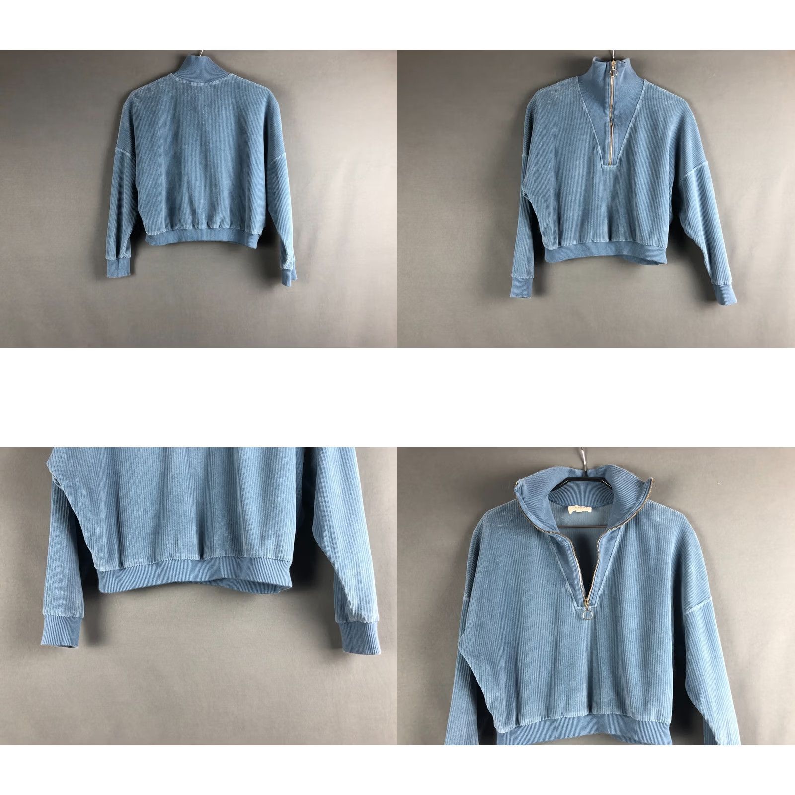 Velour Sezane Jogger Set Size XS Blue Cotton Velour Striped 2 Piece Women Size 26" / US 2 / IT 38 - 9 Thumbnail