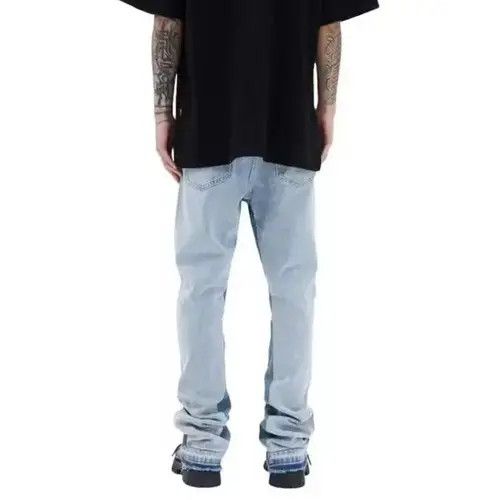 VIBE Blue Stacked Denim Jeans Size US 30 / EU 46 - 7 Thumbnail