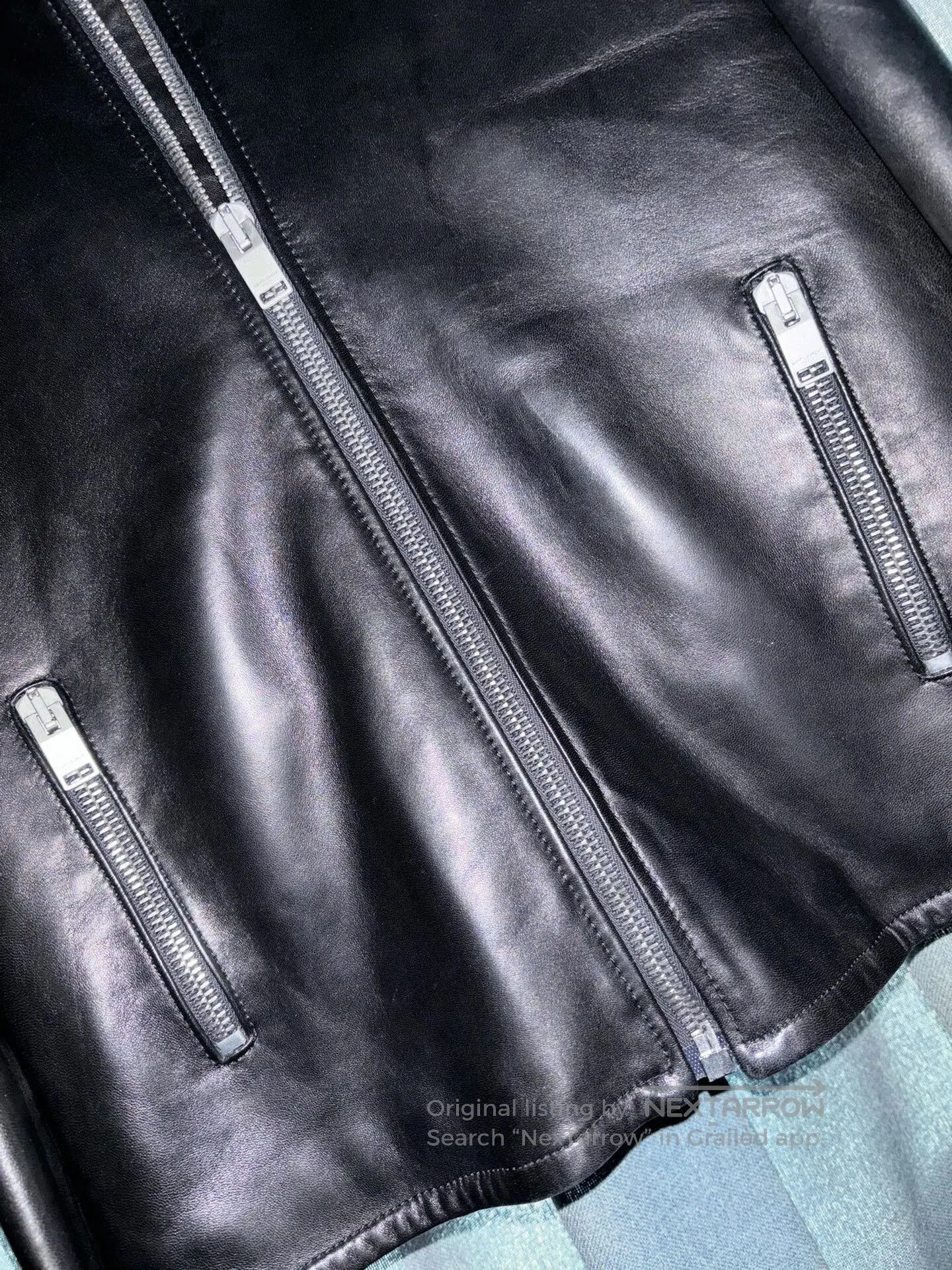 Saint Laurent Paris Saint Laurent Double Zipper Leather Jacket. Size US M / EU 48-50 / 2 - 4 Thumbnail