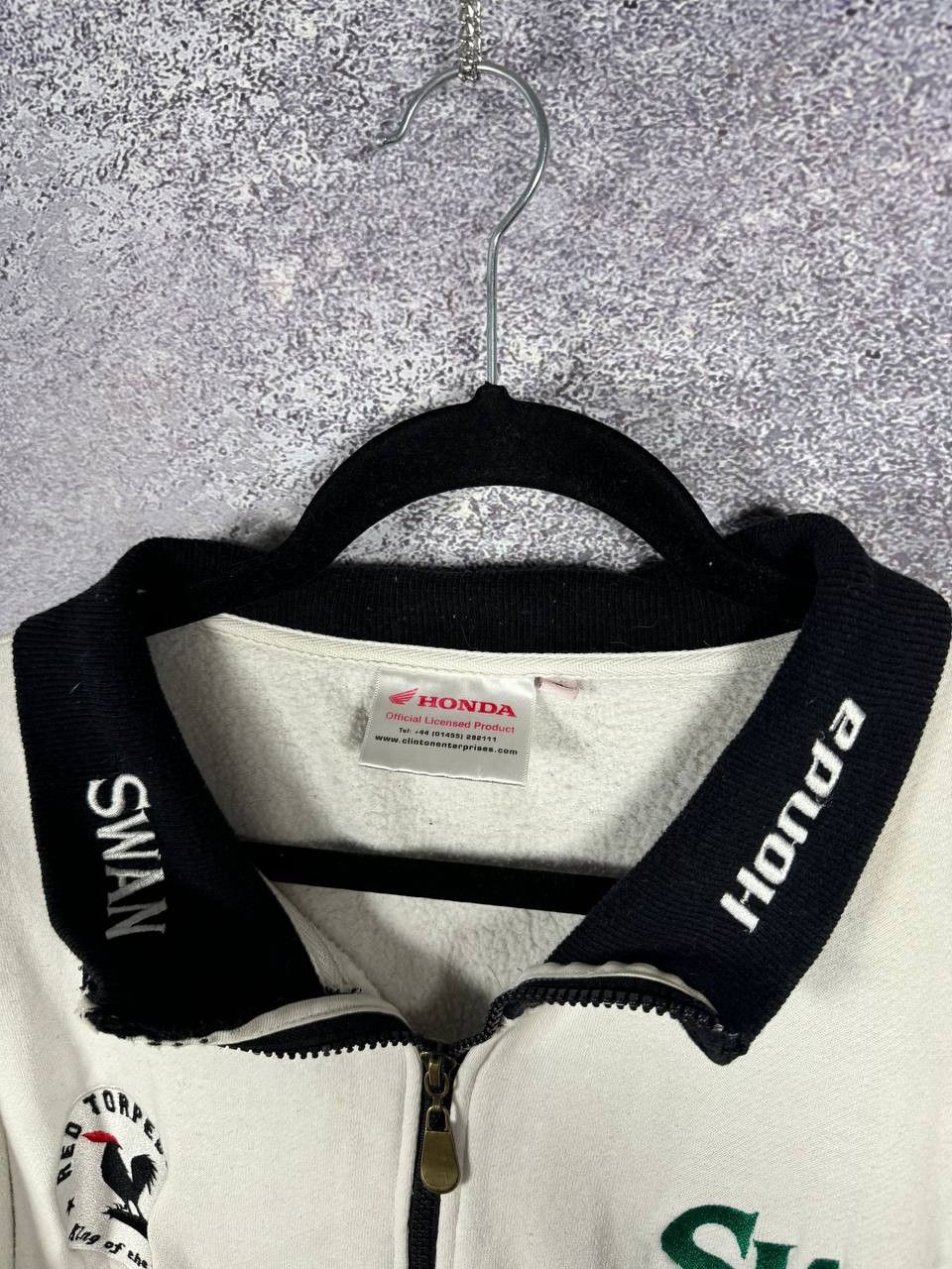 Honda × Vintage SWAN HONDA MOTOR SUPERBIKE RACING JACKET LONG SLEEVE FULL ZP Size US XL / EU 56 / 4 - 6 Thumbnail