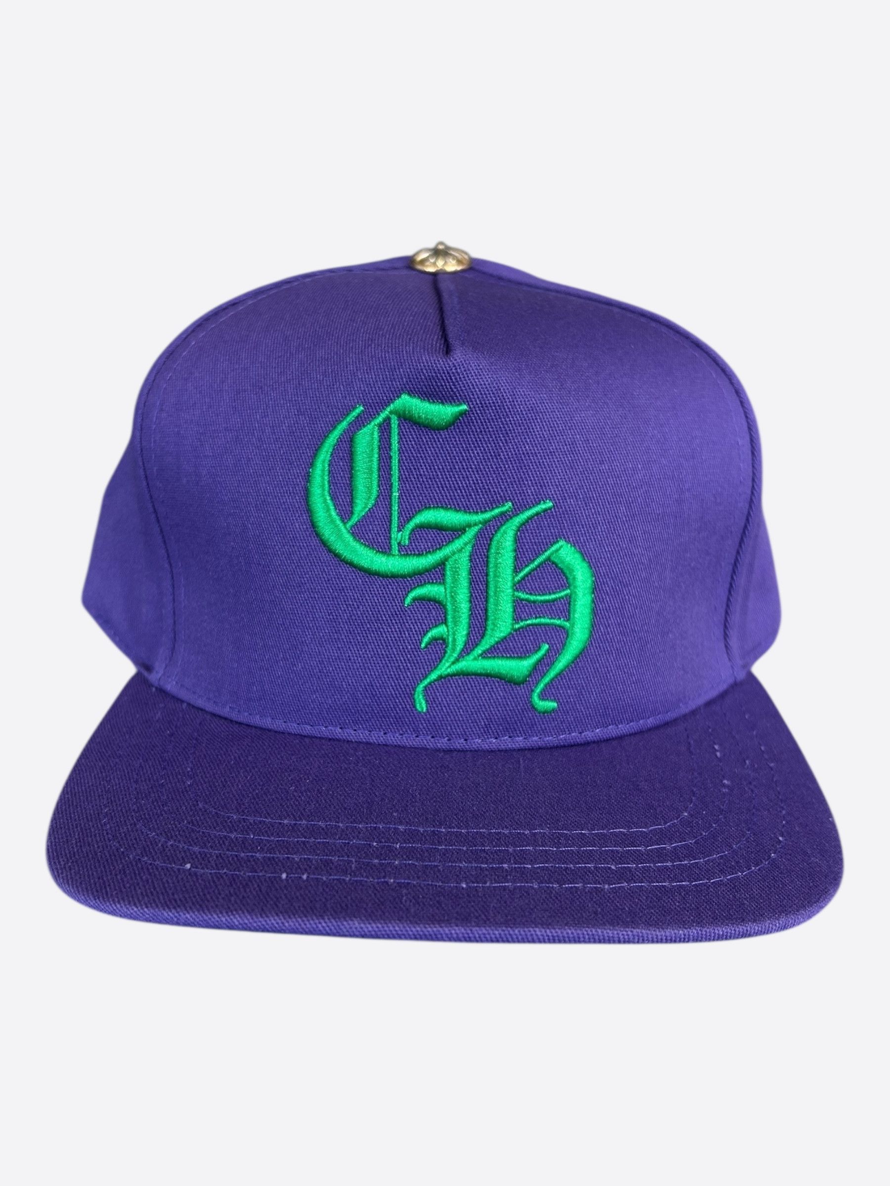 Chrome Hearts Chrome Hearts Purple & Green Embroidered Logo Hat Size ONE SIZE - 1 Thumbnail