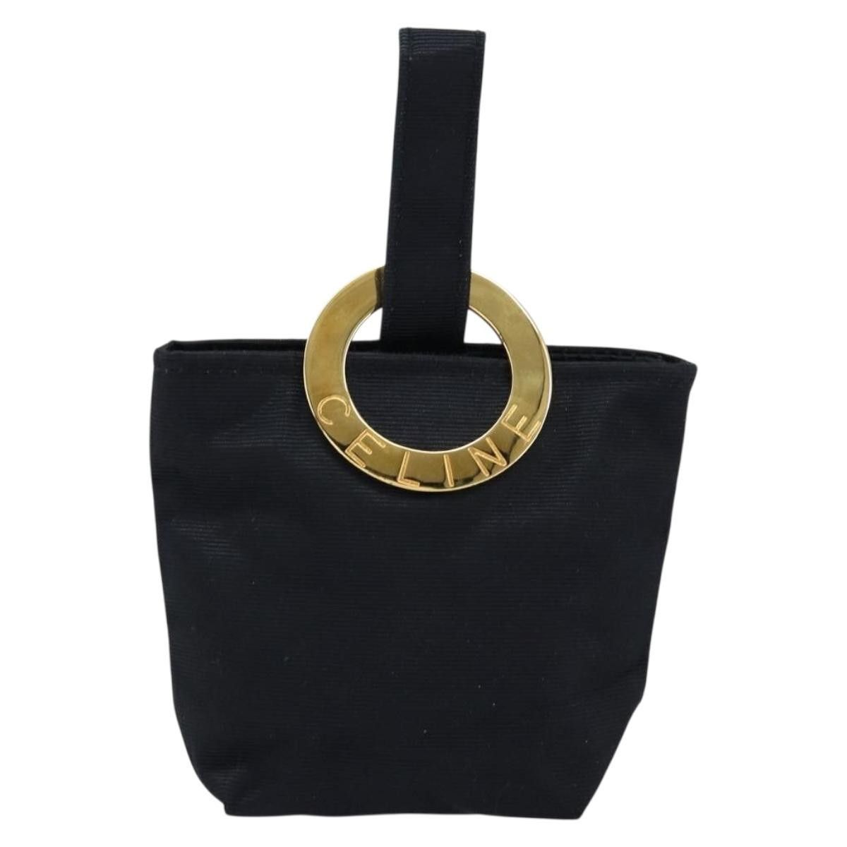 Celine Circle Logo Pouch Nylon