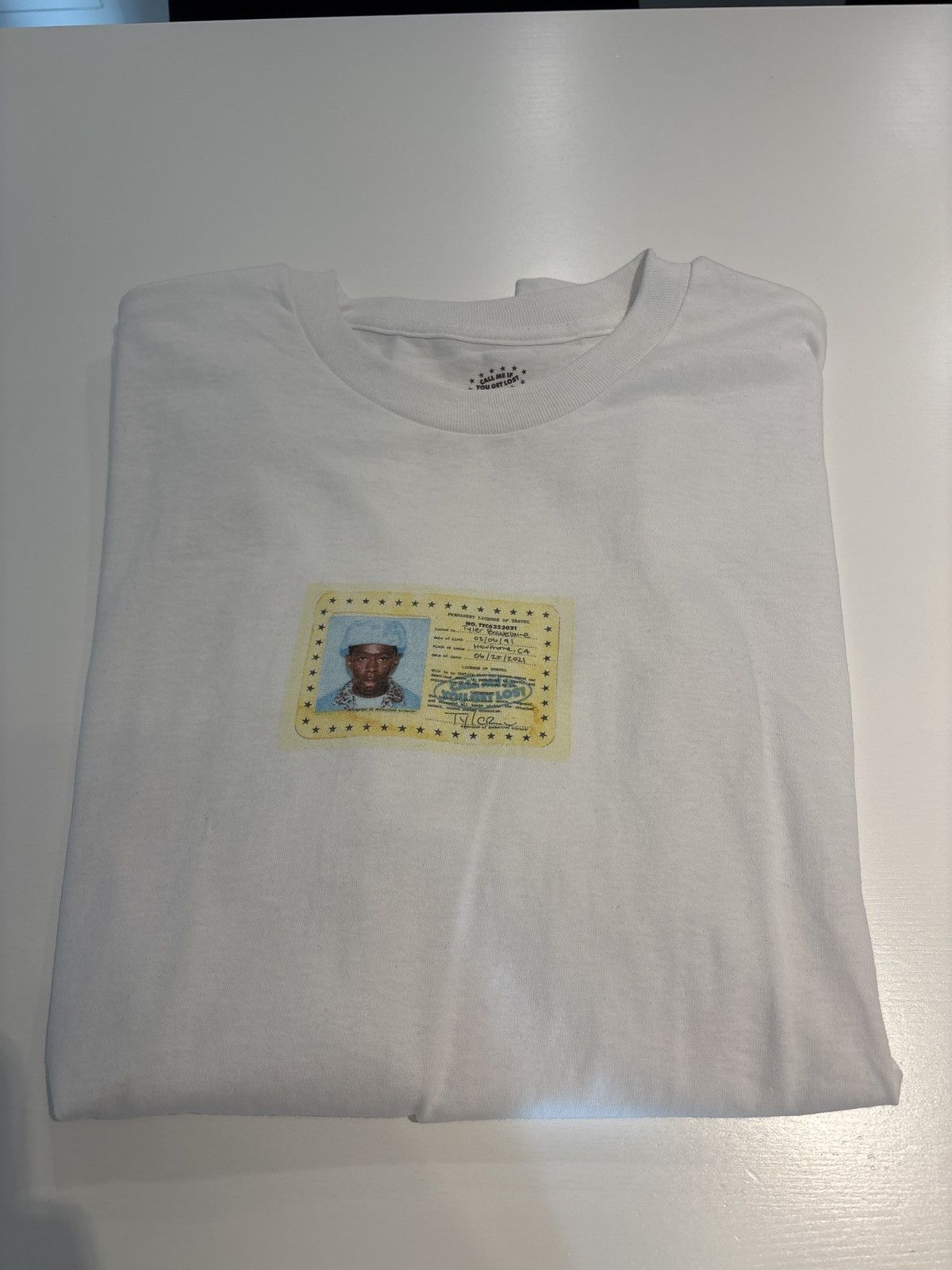 Golf Wang Call me if you get lost White T-shirt Size US XL / EU 56 / 4 - 4 Thumbnail