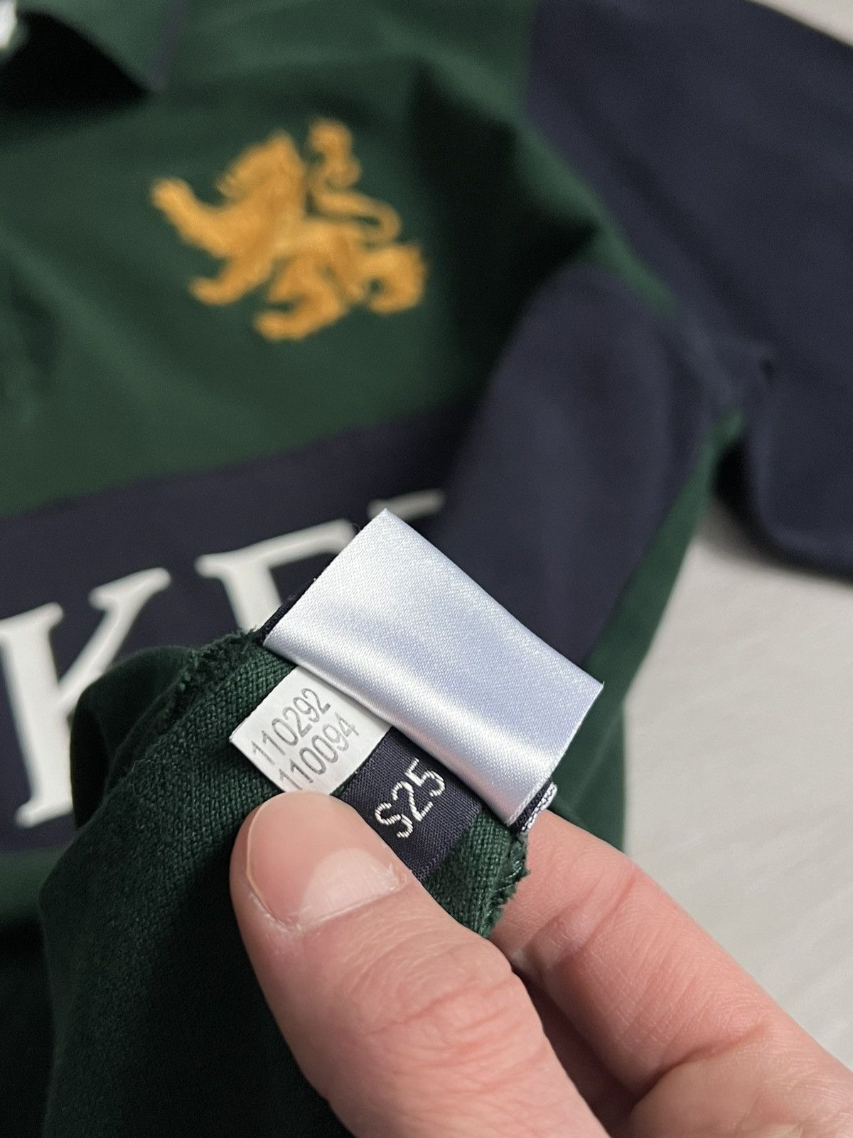Hackett Hackett Polo Longsleeve Rugby Shirt Size US L / EU 52-54 / 3 - 15 Thumbnail