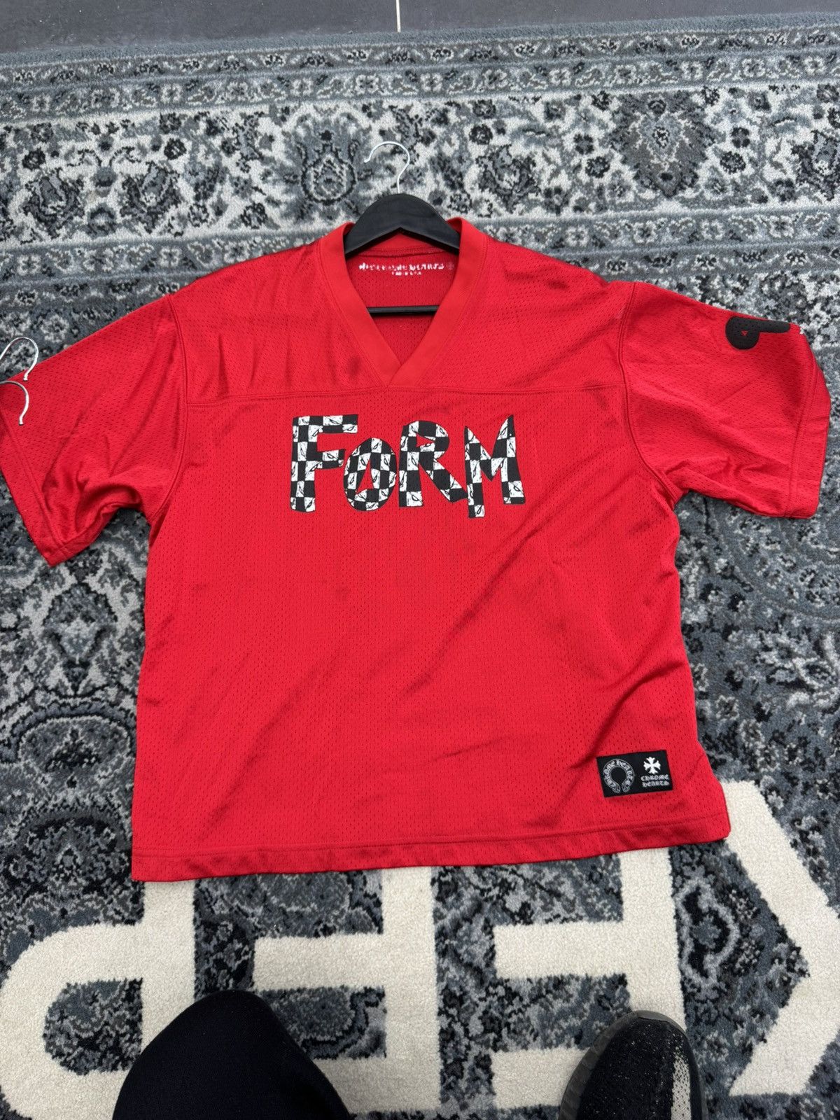 Chrome Hearts Chrome hearts form short sleeve jersey Size US S / EU 44-46 / 1 - 1 Thumbnail