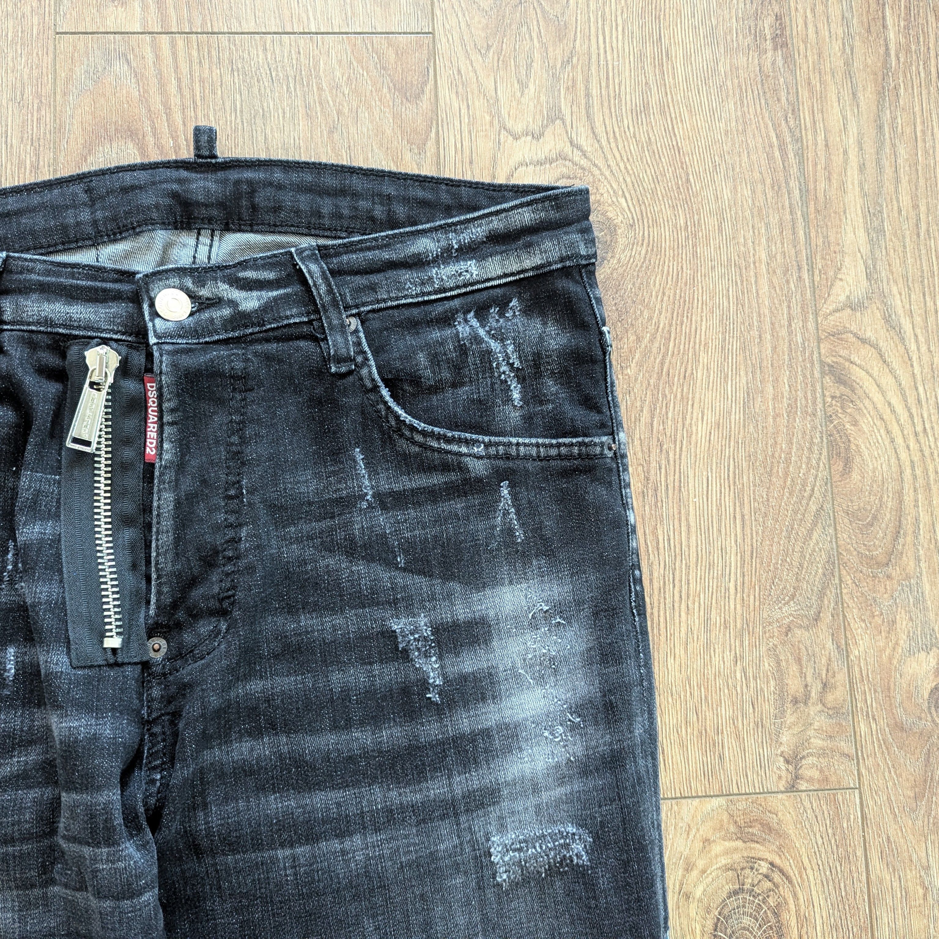 Dsquared2 Dsquared2 Skater Jean 46 Black Made In Italy Luxury Brand Size US 30 / EU 46 - 7 Thumbnail
