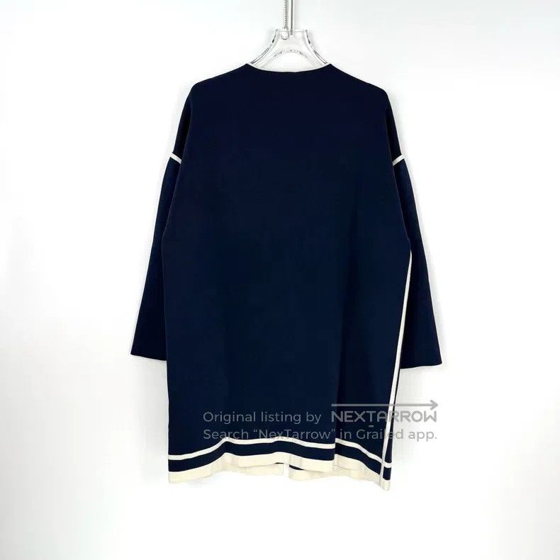 Hermes Hermes Blue Knit Zip-Up Jacket Size XS / US 0-2 / IT 36-38 - 4 Thumbnail
