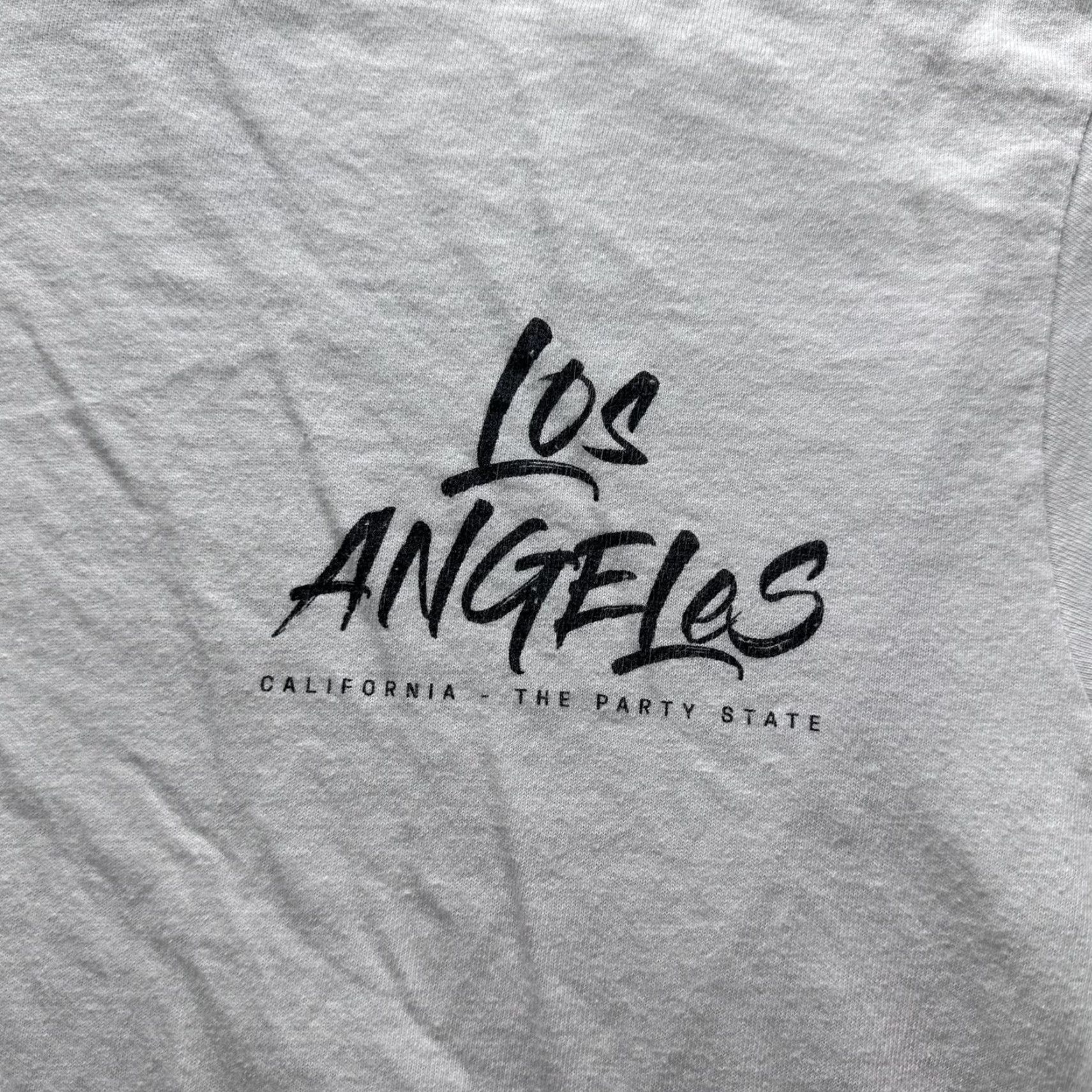 Vintage Los Angeles Shirt Mens Medium White California Party State Graphic Tee Cityscape Size US M / EU 48-50 / 2 - 2 Thumbnail