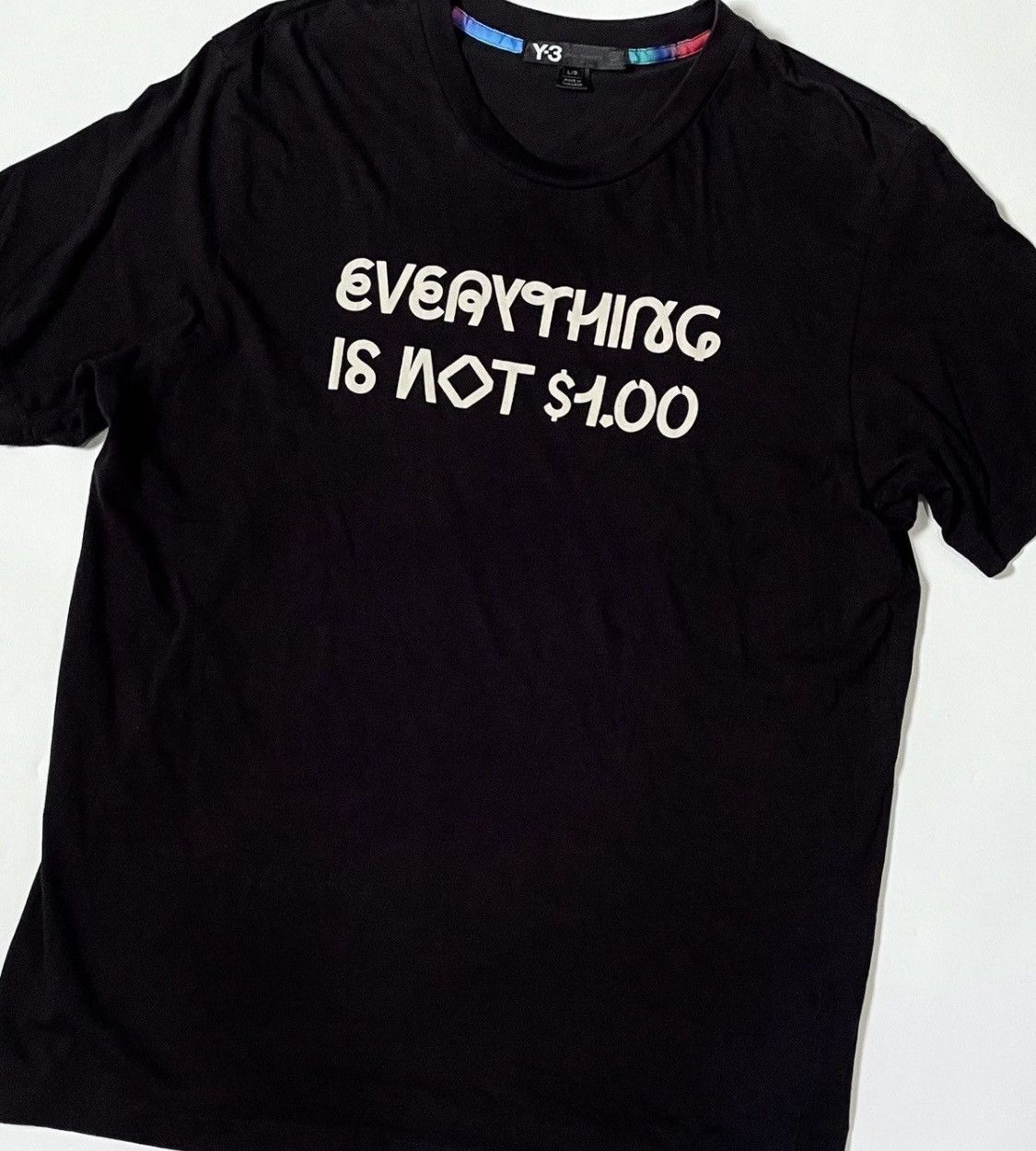 Yohji Yamamoto Yohji yamamoto y-3 graphic tee Size US L / EU 52-54 / 3 - 4 Thumbnail