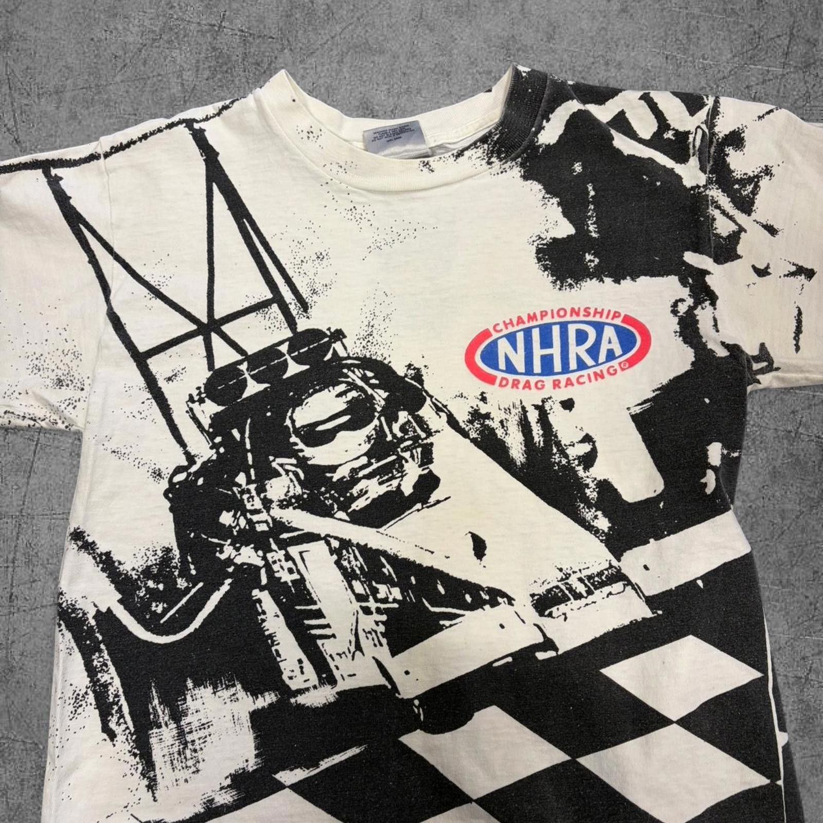 NASCAR 90s NHRA Drag Racing AOP Tee Size US M / EU 48-50 / 2 - 3 Thumbnail