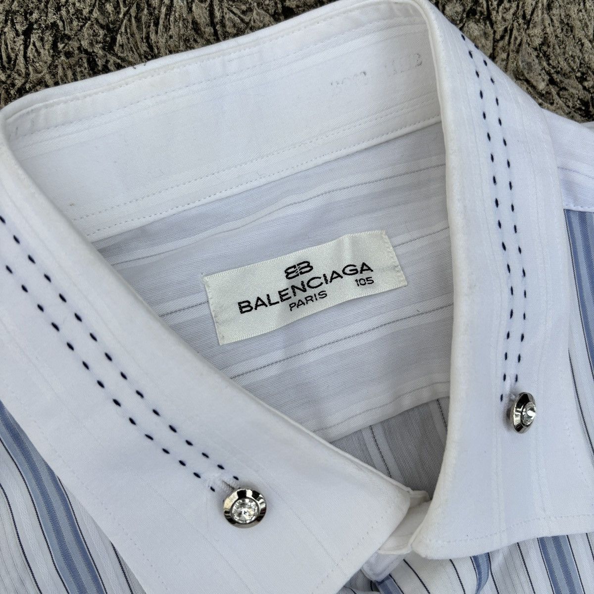 Balenciaga Vintage Balenciaga button up shirt Size US XL / EU 56 / 4 - 5 Thumbnail