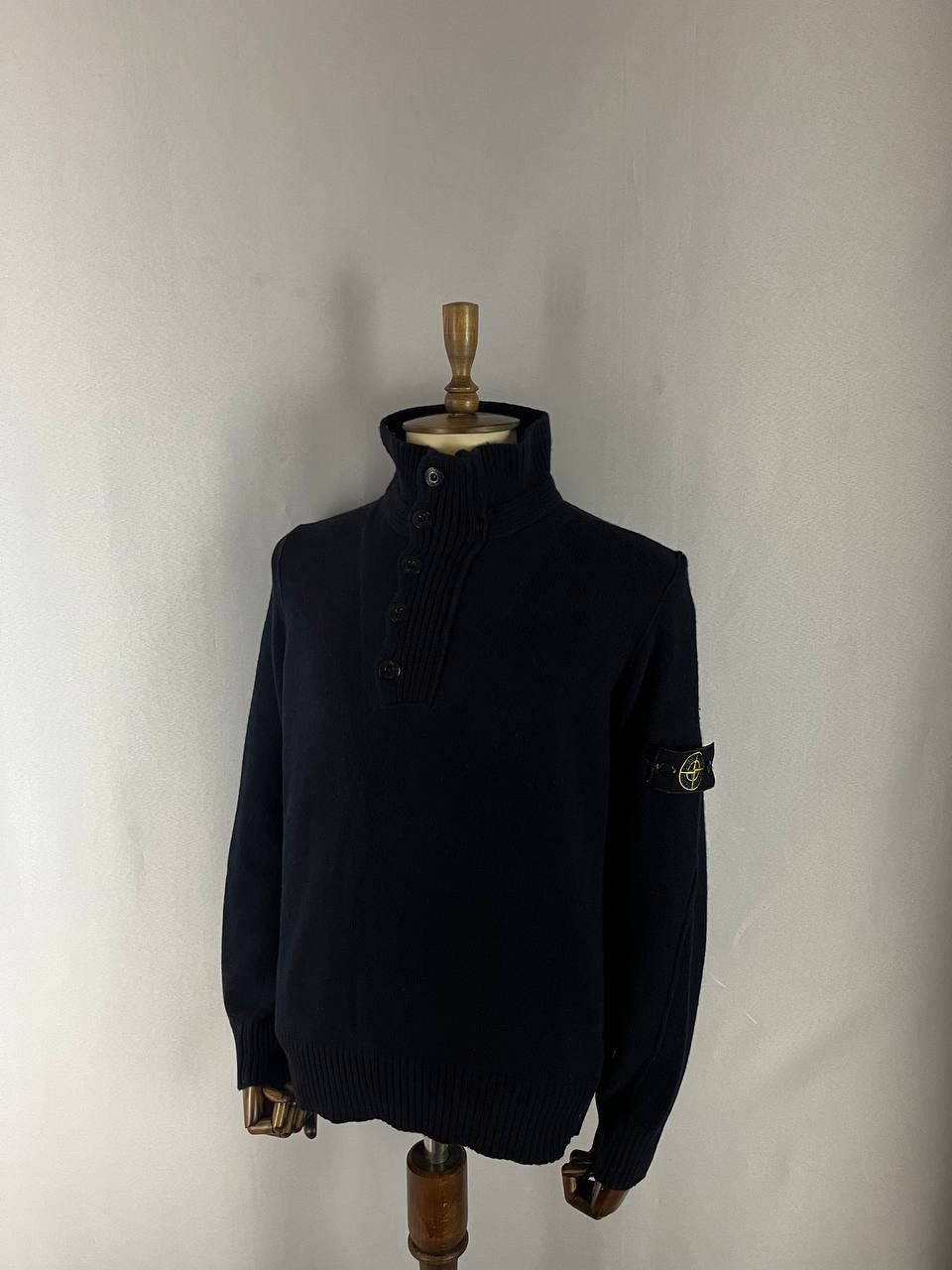 Stone Island Stone Island Navy Sweater Size US XL / EU 56 / 4 - 1 Thumbnail