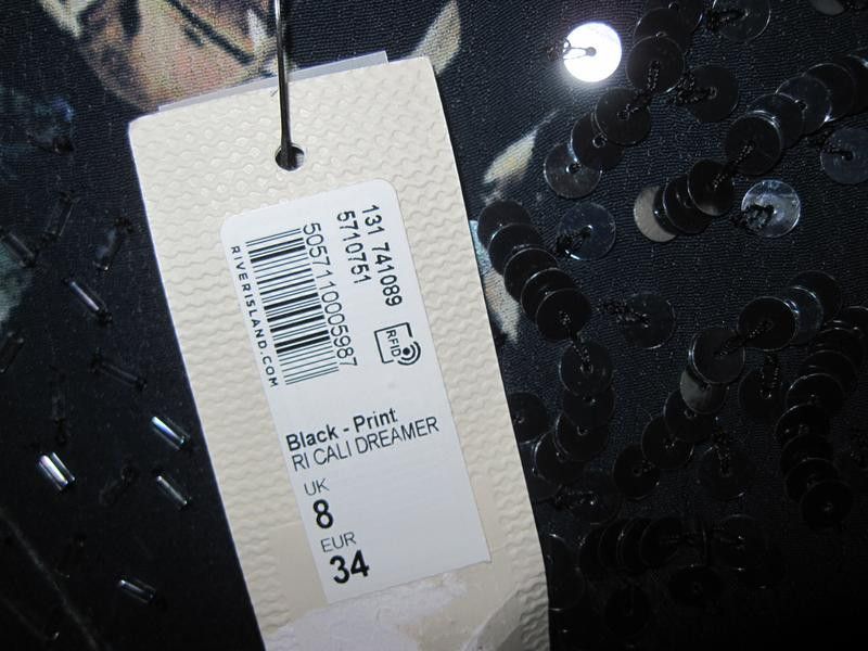 River Island Asymmetric Beaded sequin camisole US sz 4 brand River Island Size S / US 4 / IT 40 - 3 Thumbnail