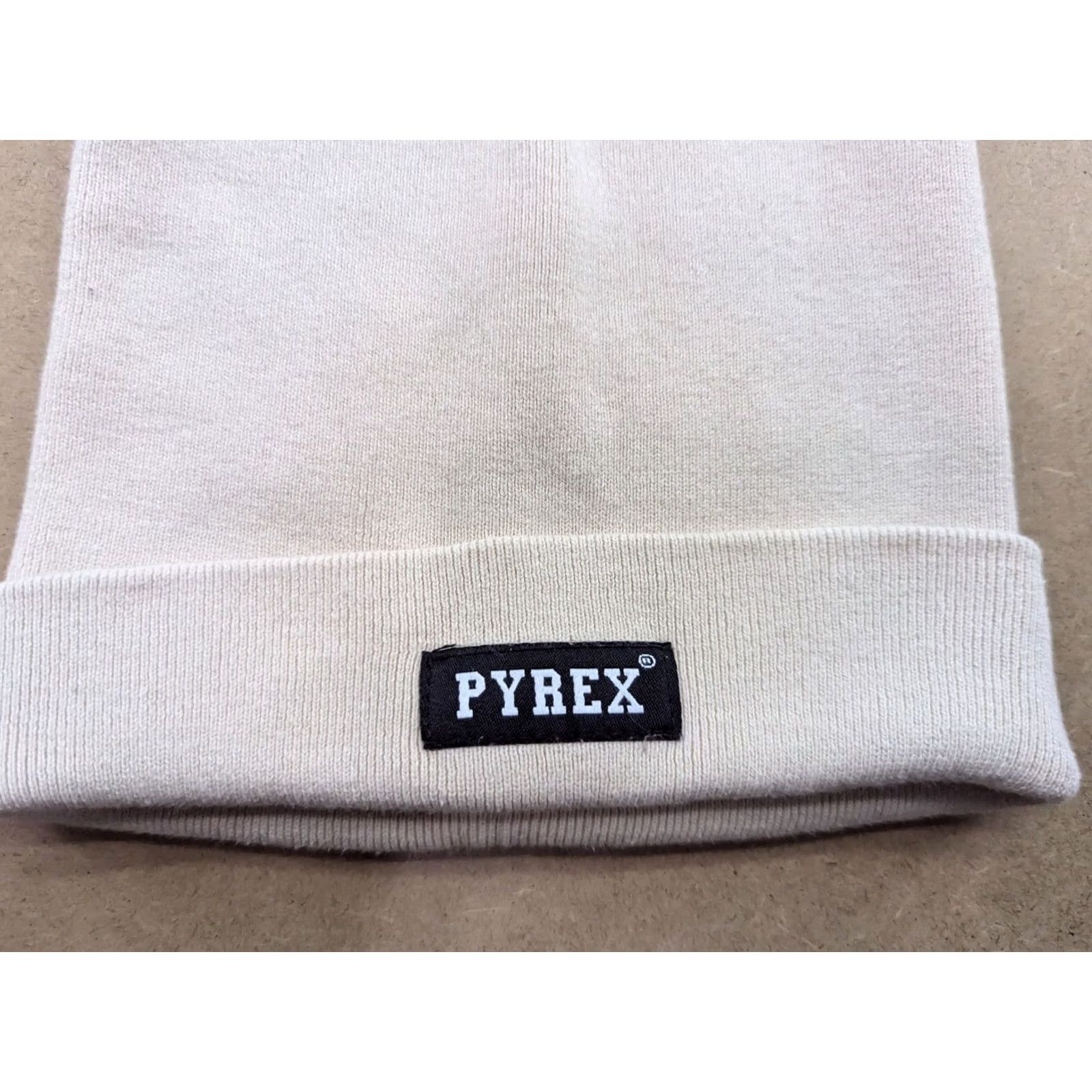 Vintage PYREX Beanie Hat One Size Off-White Virgil Abloh Plain Logo Stretch Knit Beanie Unisex Adults White Premium Casual Workwear Mens Womens Boys Girls Size ONE SIZE - 3 Thumbnail