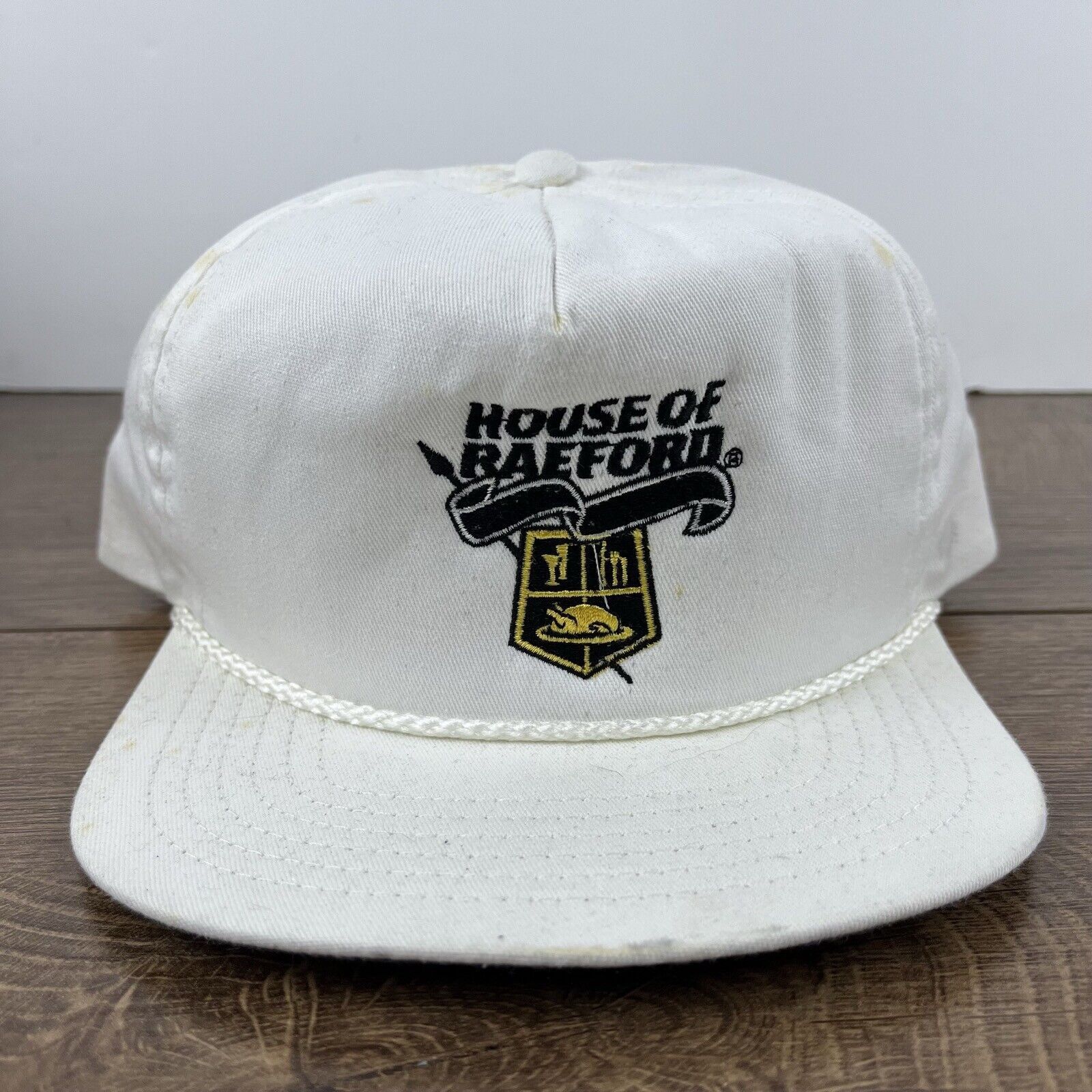 Other House of Raeford Hat Snapback Hat White Hat Adjustable White Size ONE SIZE - 5 Thumbnail