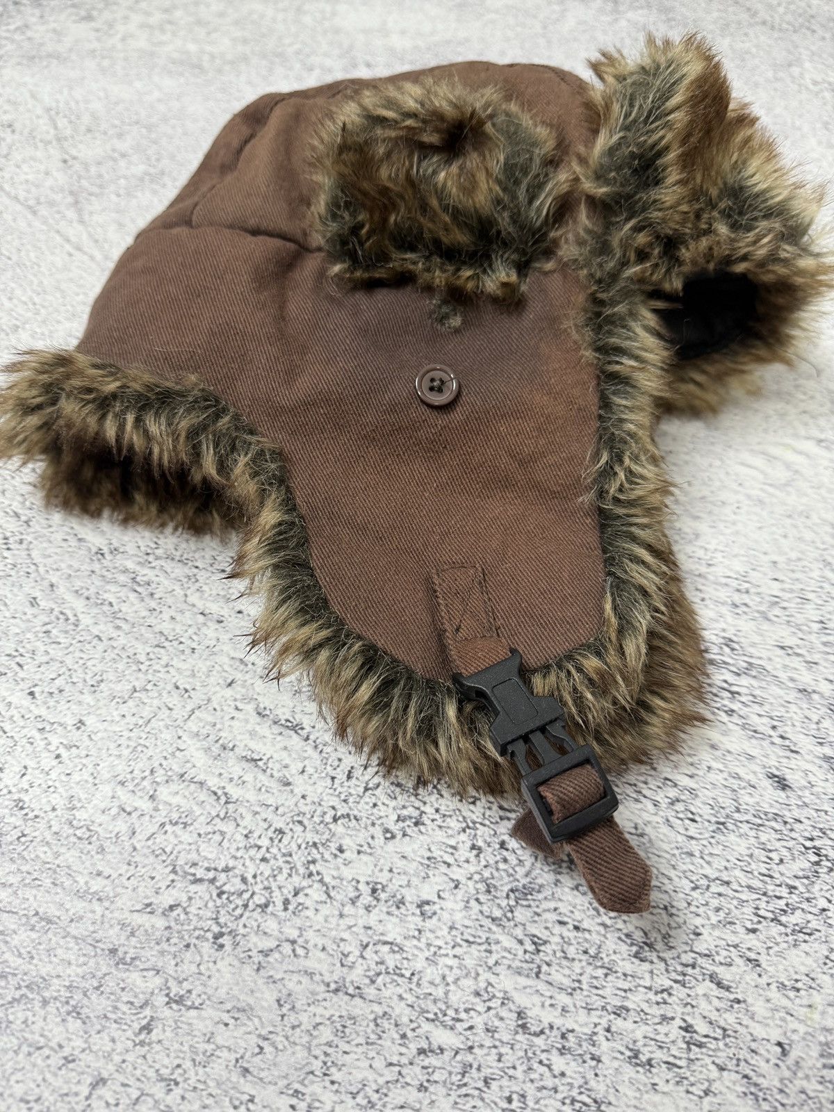 Japanese Brand Y2K Fuzzy Fur Trapper Alt Mohair Cute Hat U.S.S.R Ushanka Size ONE SIZE - 10 Thumbnail