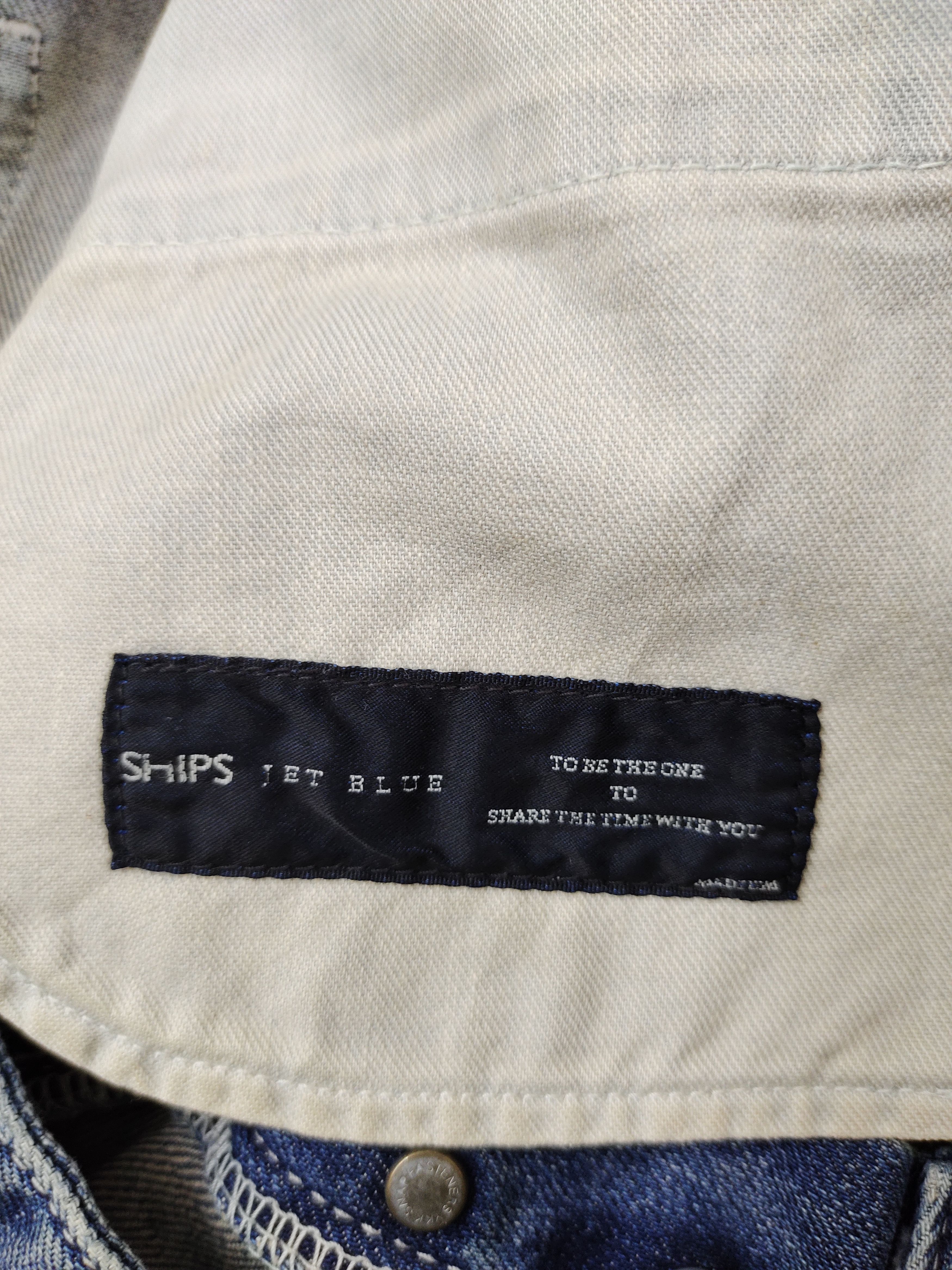 Comme des Garcons × Undercover Japanese Brand Ship Jet Blue Skinny Stone Wash Denim Pants Size US 30 / EU 46 - 14 Thumbnail