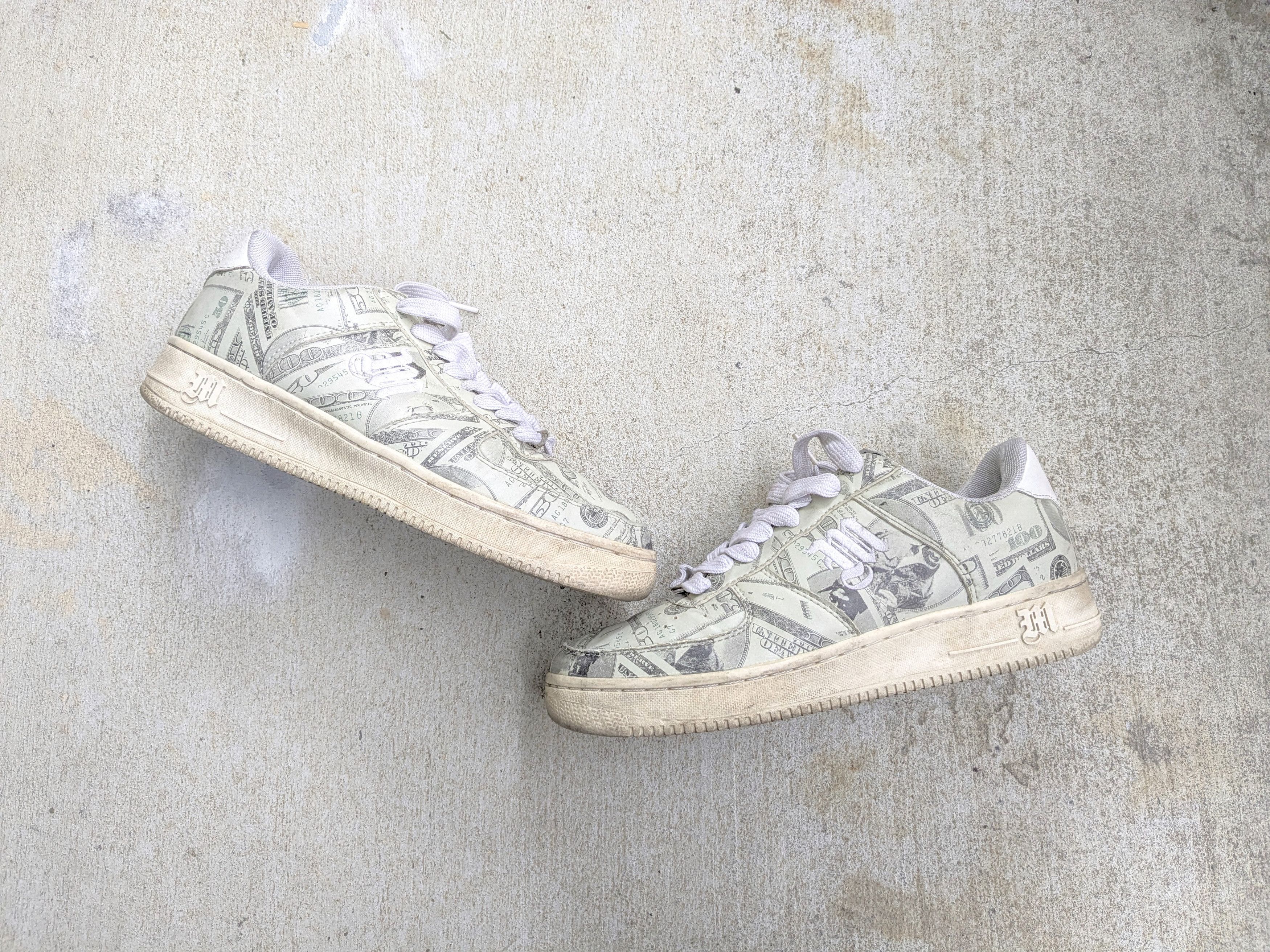Makaveli Vintage Makaveli Tupac Shakur 8.5 Dollar Bill Size US 8.5 / EU 41-42 - 1 Thumbnail