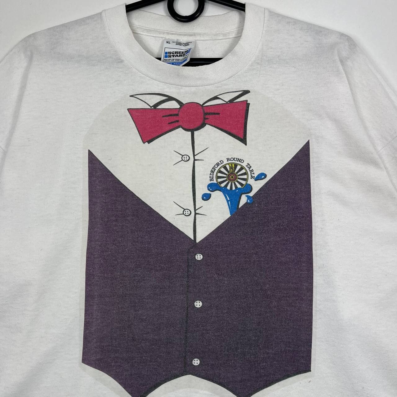 Other Vintage Screen Stars Tuxedo Print T Shirt Mens Size XL Size US XL / EU 56 / 4 - 2 Thumbnail