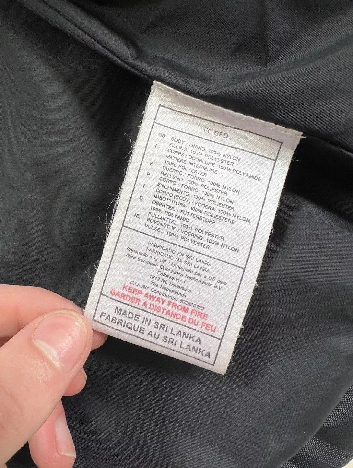 Nike × Vintage VTG jacket Nike black warm Full Zip Size US XL / EU 56 / 4 - 9 Thumbnail