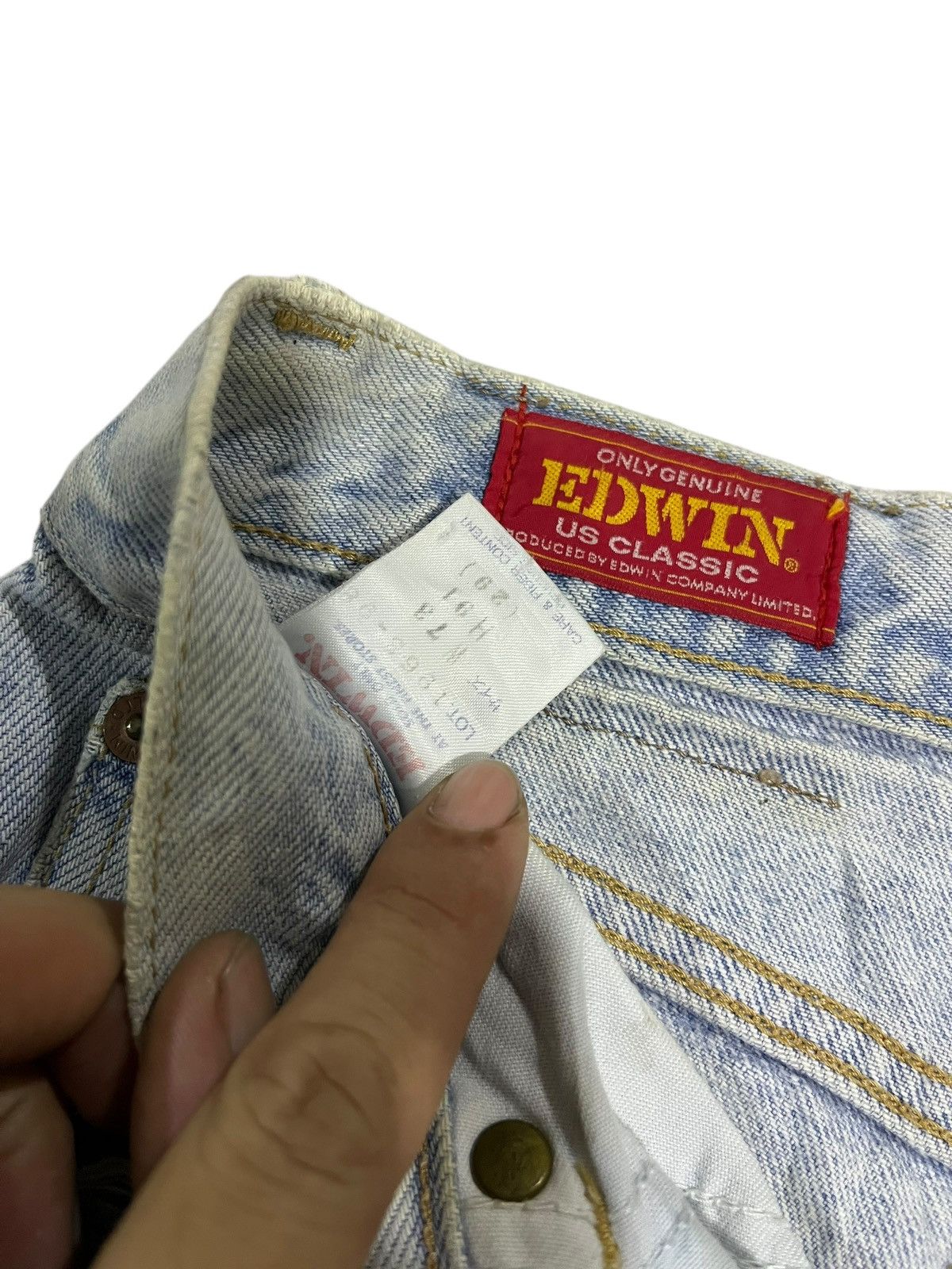 If Six Was Nine EDWIN US CLASSIC WASHED STRAIGHT CUT Size US 29 - 6 Thumbnail