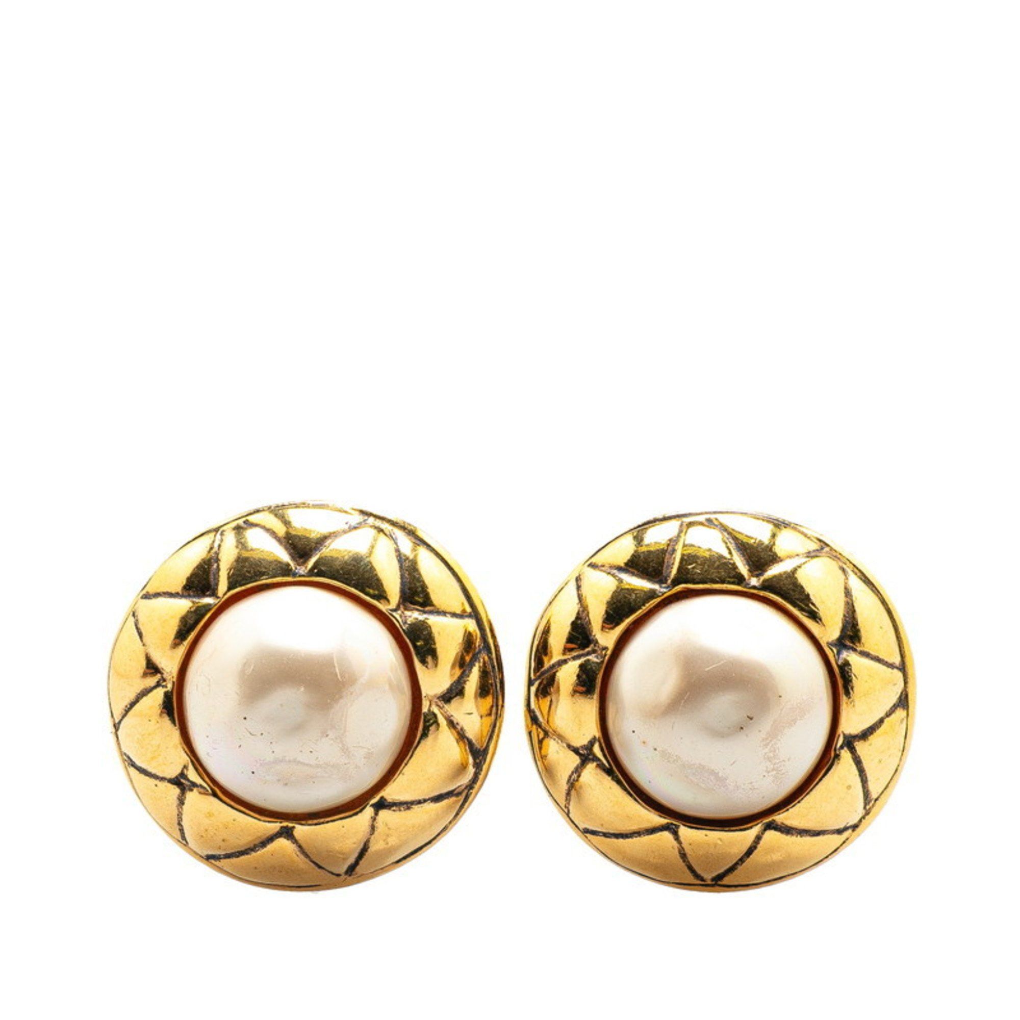 Chanel Chanel Round Earrings earring Size ONE SIZE - 1 Thumbnail