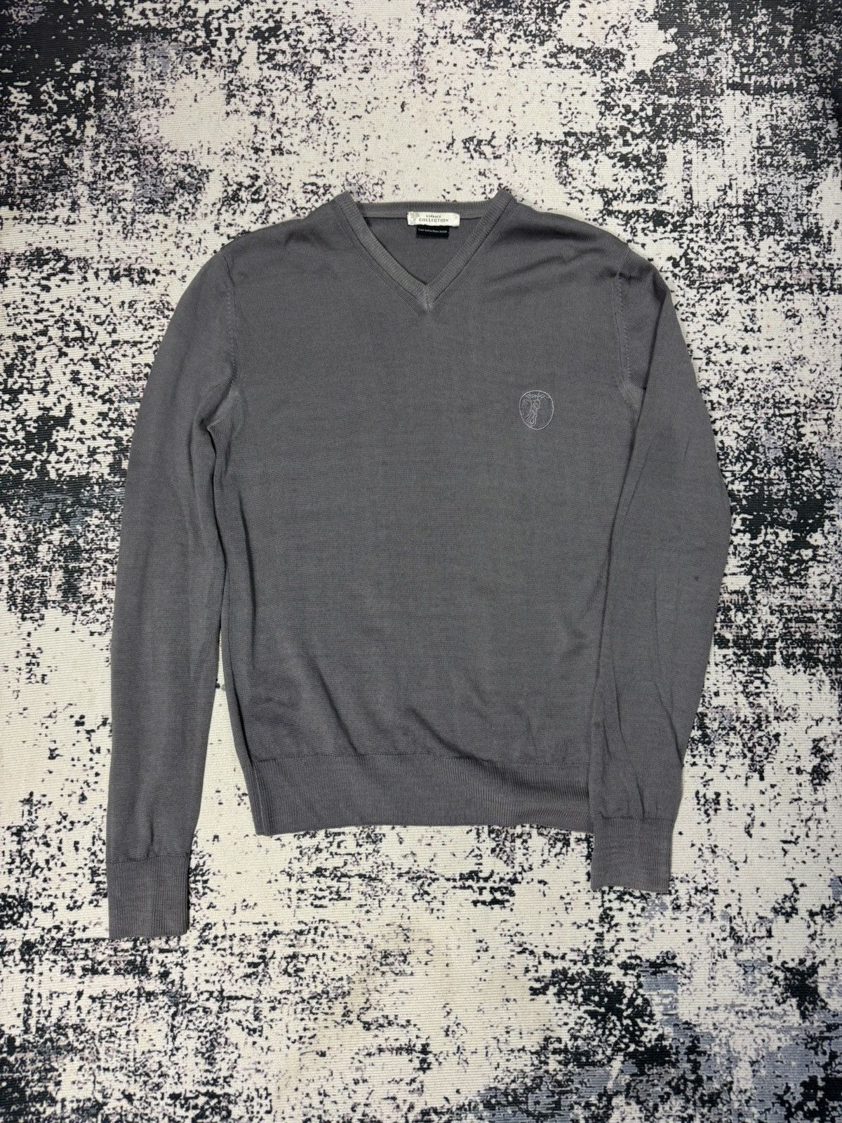 Versace Versace Collection knitwear Sweatshirt Jumper grey S Size US S / EU 44-46 / 1 - 1 Thumbnail