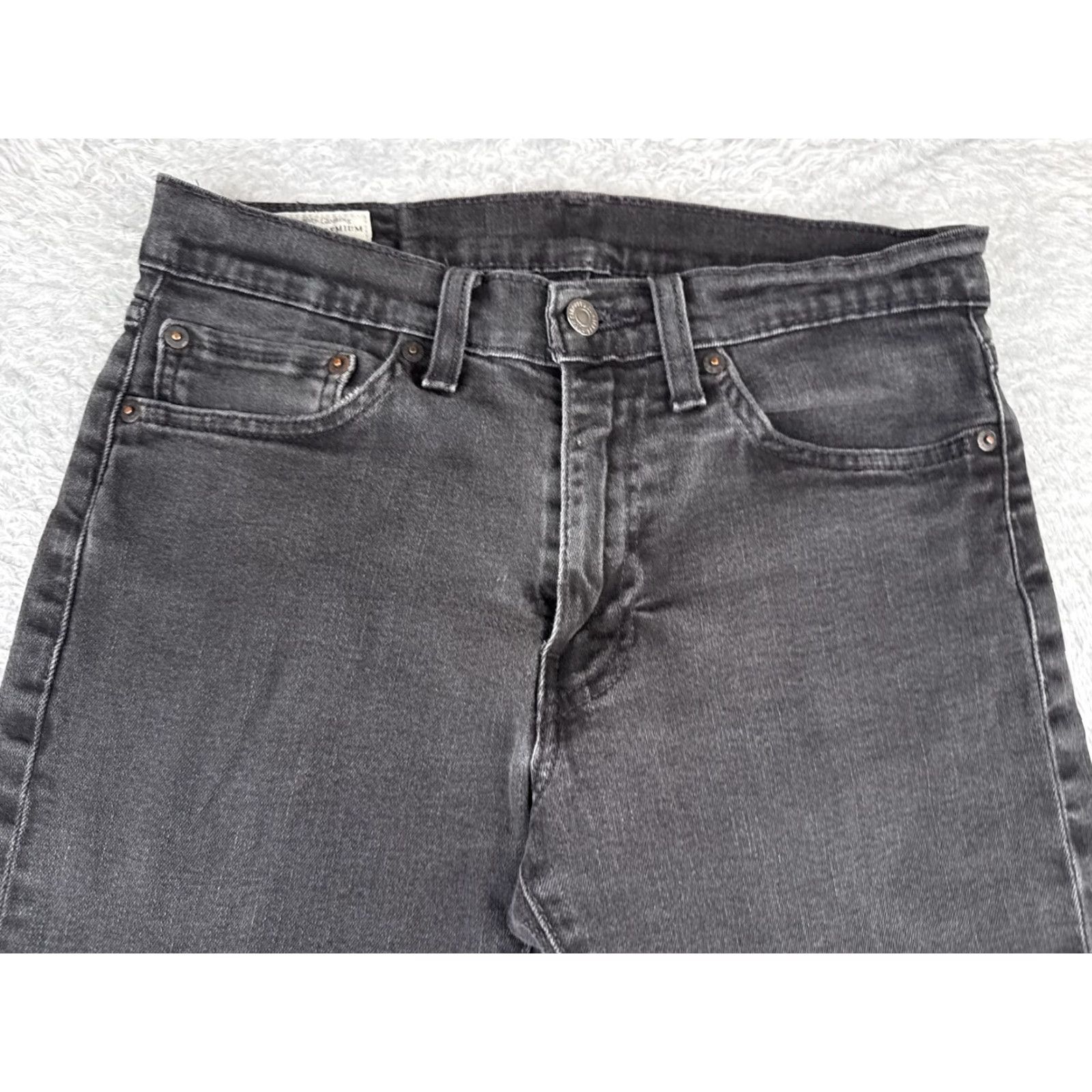Levi's Levi's Jeans Adult 31 Black Denim Slim 511 Cotton Blend 5-Pocket Design Zip Inseam 28 in Regular Mens Size US 31 - 4 Thumbnail