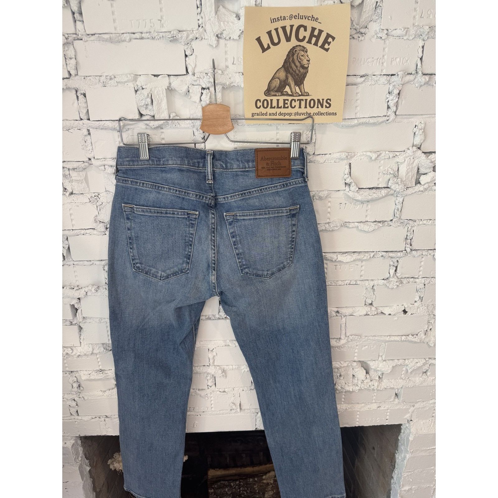 Abercrombie & Fitch Abercrombie & Fitch Jeans Mens 28x30 Stretch Denim Pants Size US 28 / EU 44 - 2 Thumbnail