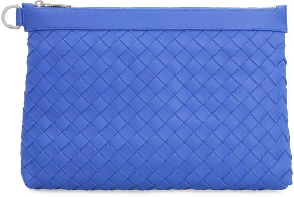 Bottega Veneta o1mle0125 Size: OS / Medium Zipped Pouch Cobalt in Blue Size ONE SIZE - 4 Thumbnail