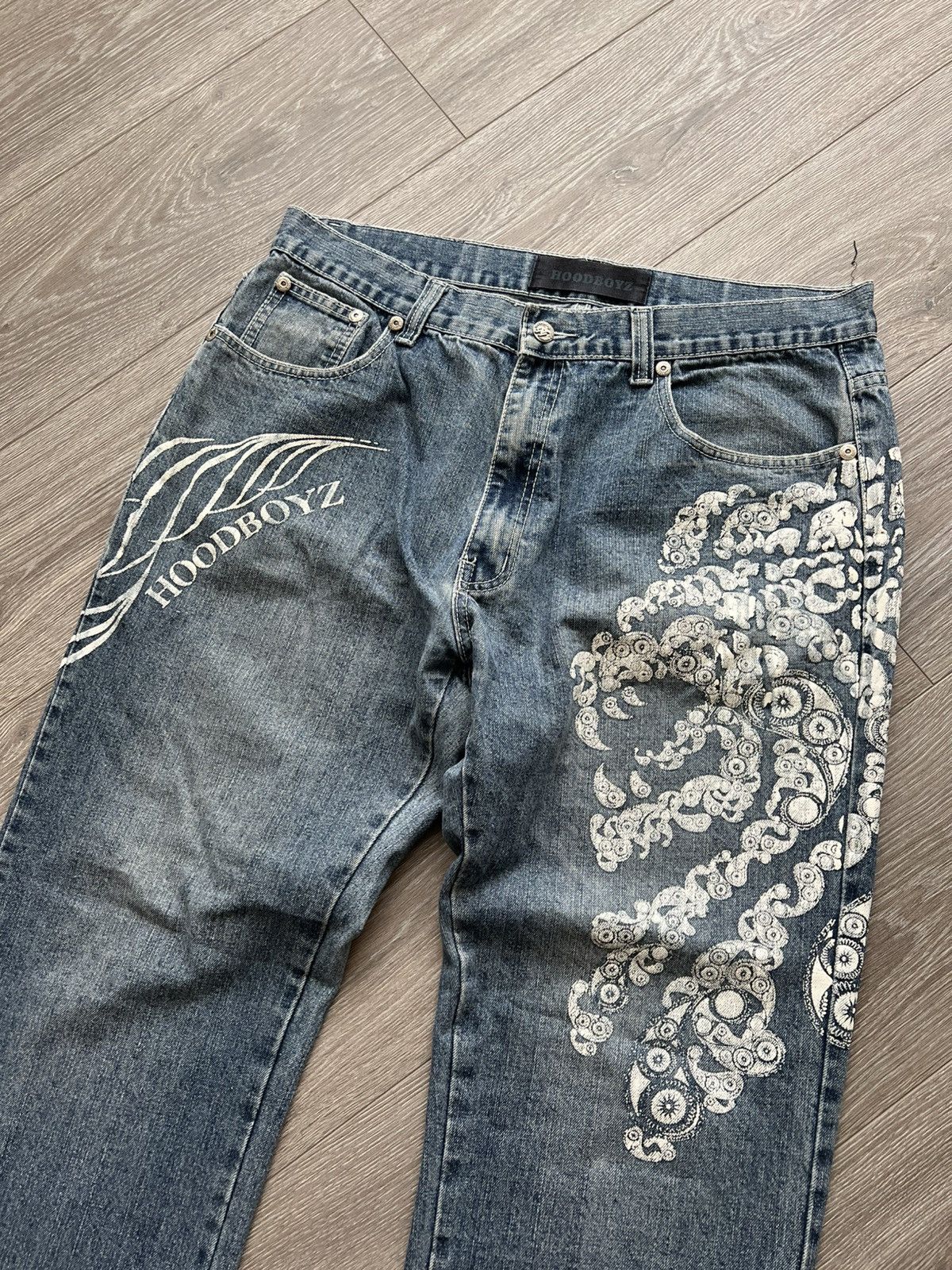 Vintage Vintage HoodBoyz Rap Jeans Size US 38 / EU 54 - 10 Thumbnail