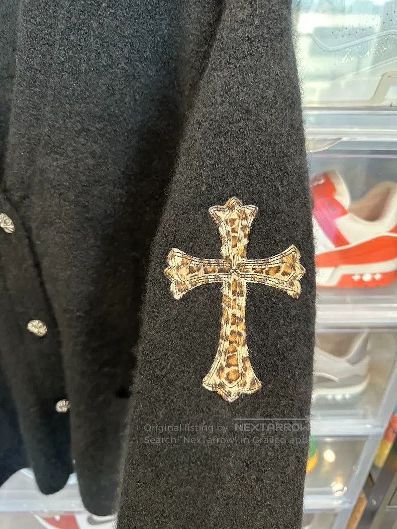 Chrome Hearts CHROME HEARTS Size M Oversized leopard cross with leather a Size US M / EU 48-50 / 2 - 3 Thumbnail