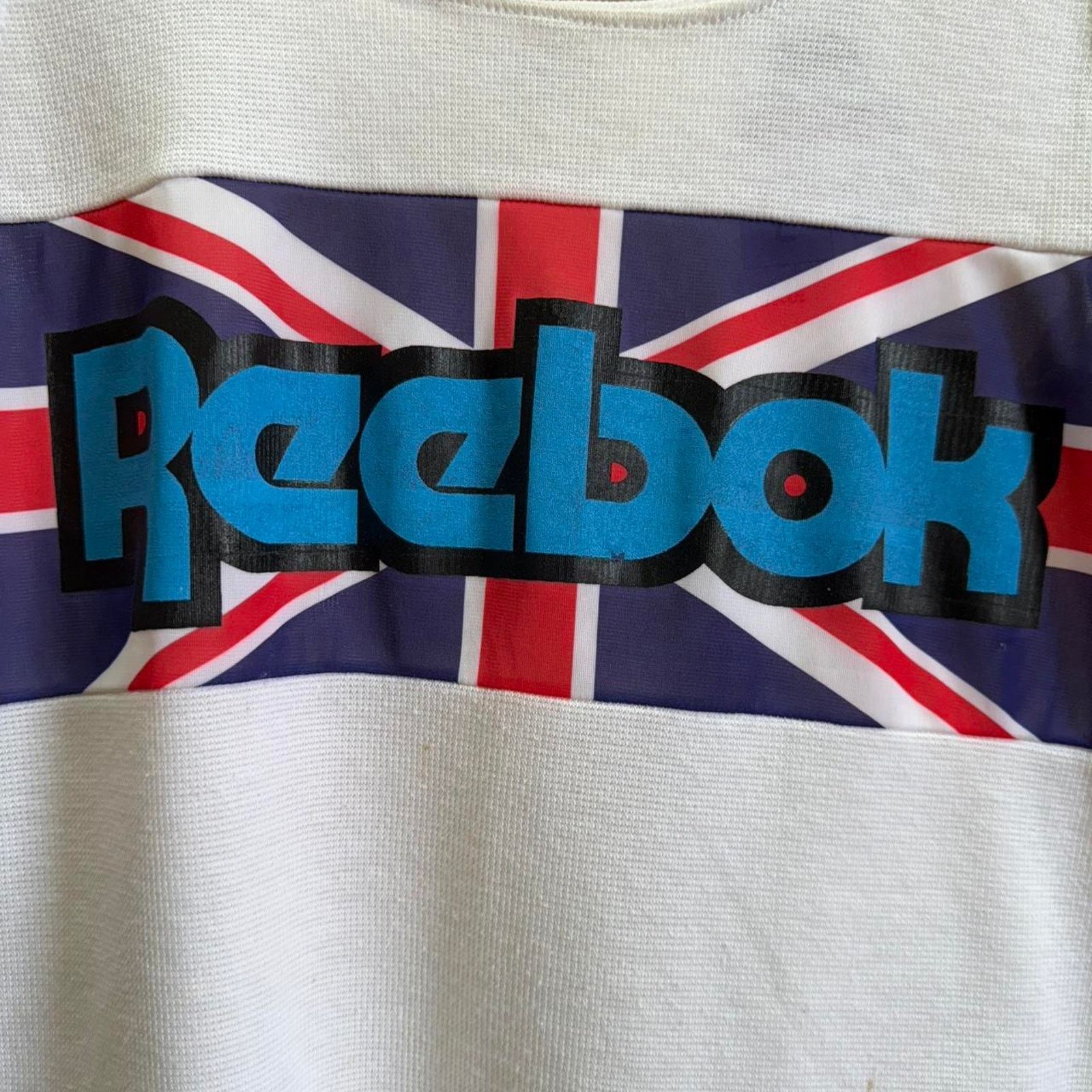 Reebok × Vintage Vintage 80s Reebok England Flag Tank Top Size L / US 10 / IT 46 - 3 Thumbnail
