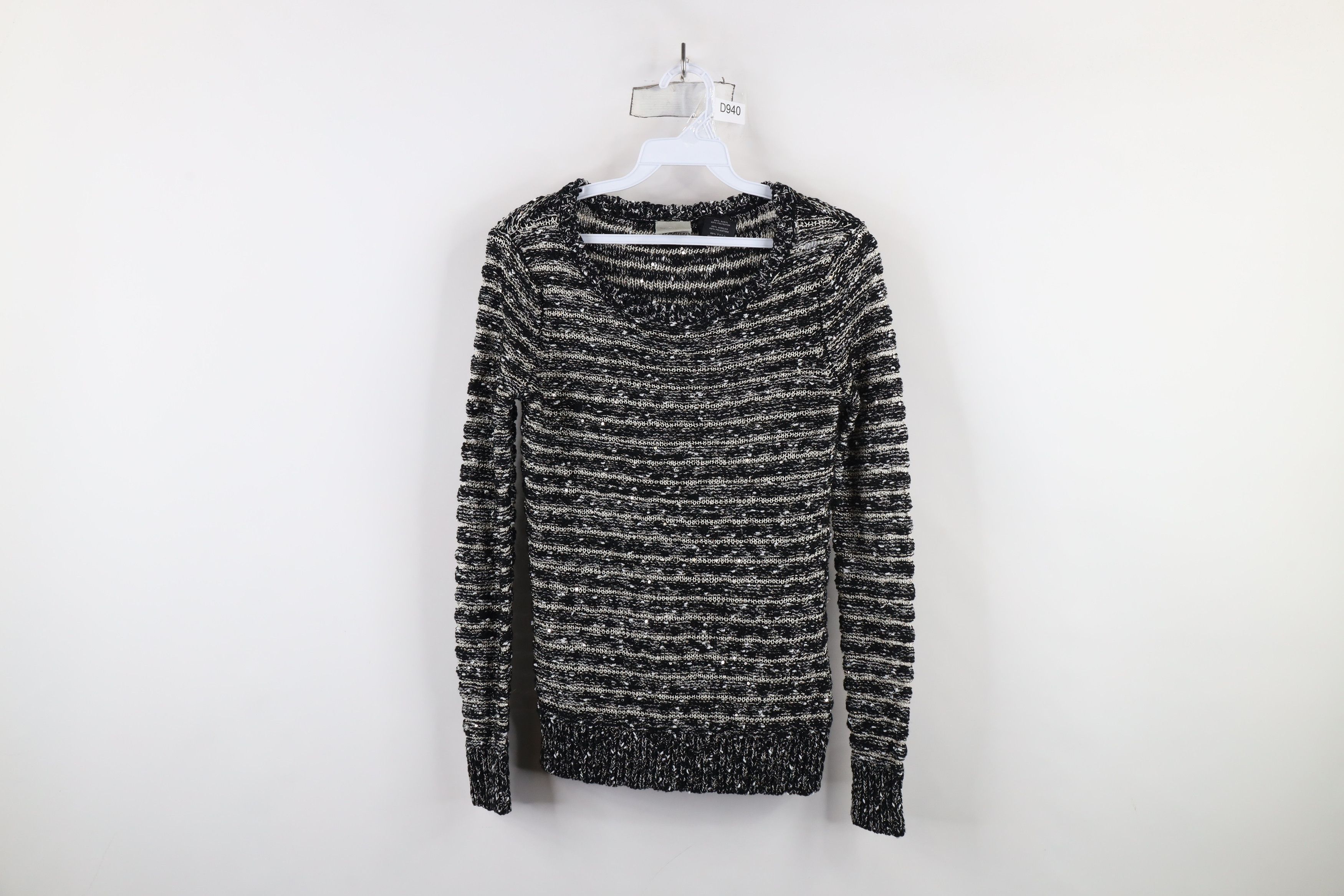 Harley Davidson × Vintage Vintage Y2K Harley Davidson Striped Ribbed Knit Sweater Size S / US 4 / IT 40 - 1 Thumbnail