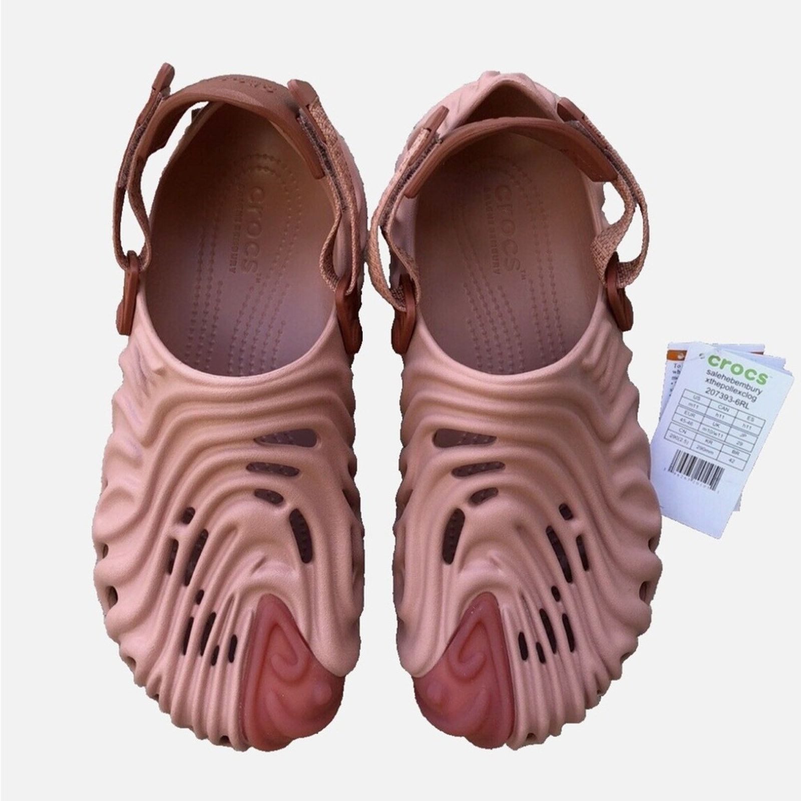 Crocs Crocs Pollex x Salehe Bembury Kuwata Pale Blush Men's 11 NEW Size US 11 / EU 44 - 1 Thumbnail
