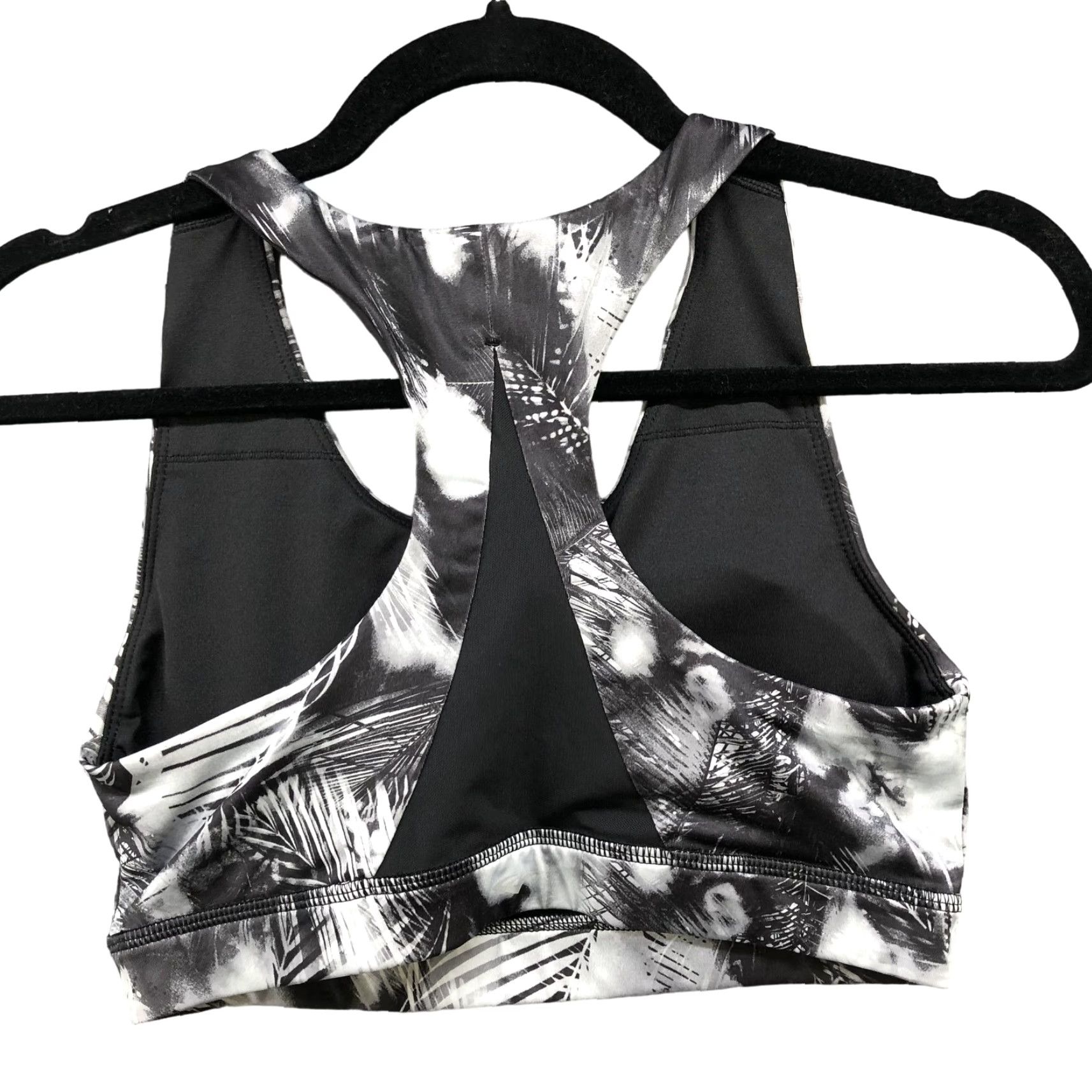 Everlast VINTAGE: Everlast Sports Bra Womens Small S Black White Palm Print Padded Tropical Shirt Womens S Palm Tropical Sports Bra/Activewear Ladies? Size ONE SIZE - 2 Thumbnail
