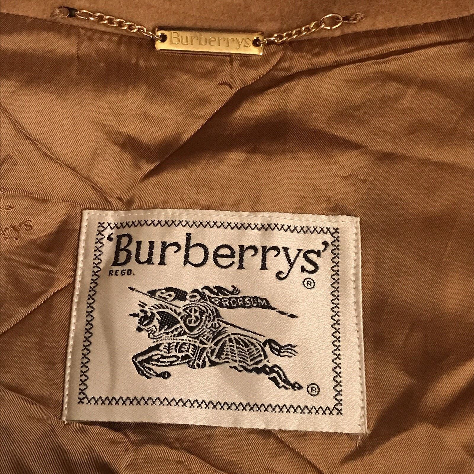 Burberry Vintage Burberry WINTER jacket coat wool CAMEL Women Size XL / US 12-14 / IT 48-50 - 8 Thumbnail