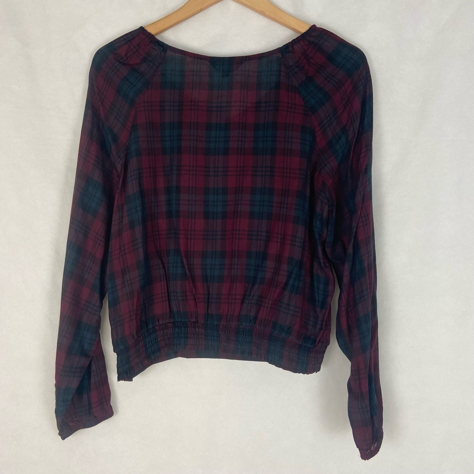 Express NWT Express Women's Peasant Crop Top Size Large Size L / US 10 / IT 46 - 10 Thumbnail