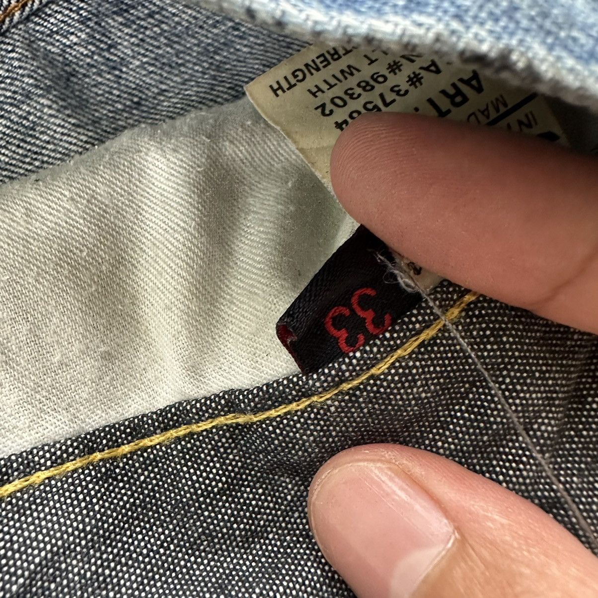 Japanese Brand Vintage SealKay Italy Faded Distressed Denim Jean Pant Size US 33 - 10 Thumbnail