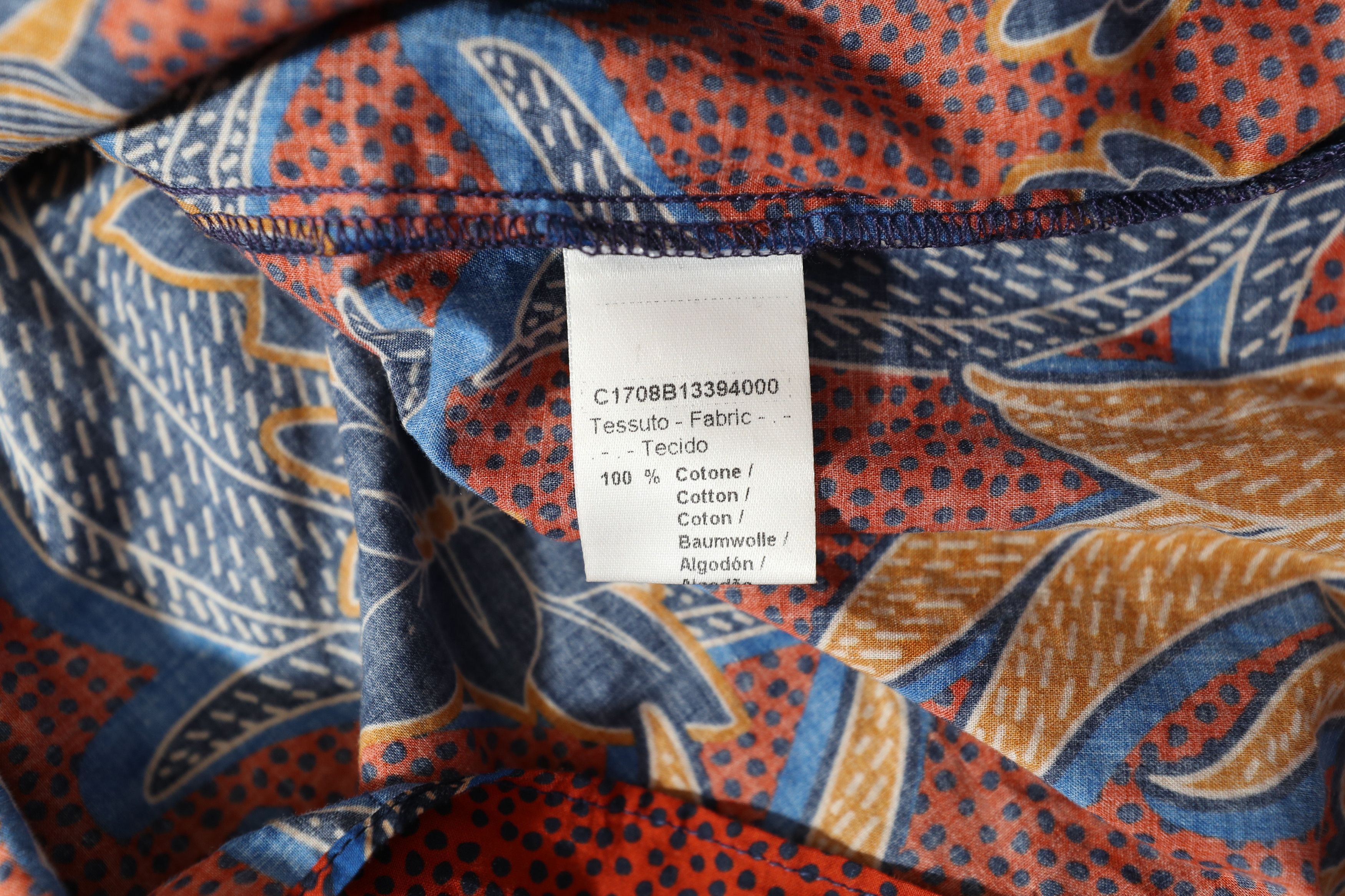 Daniele Alessandrini Daniele Alessandrini Tessuto Hawaiian Button Up (17/43) Size US L / EU 52-54 / 3 - 12 Thumbnail