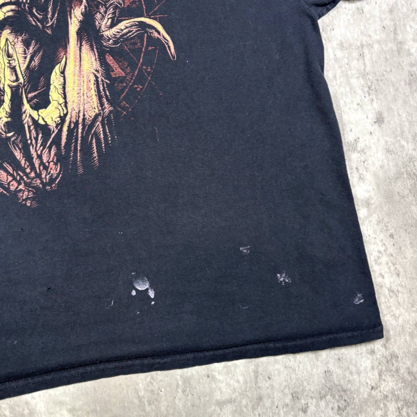 Vintage VINTAGE Slipknot Nu Metal Black Band T Shirt Mens 3XL Cotton Graphic Print Short Sleeve Crew Neck Band Rock Men 3XL Black Size US XXL / EU 58 / 5 - 4 Thumbnail