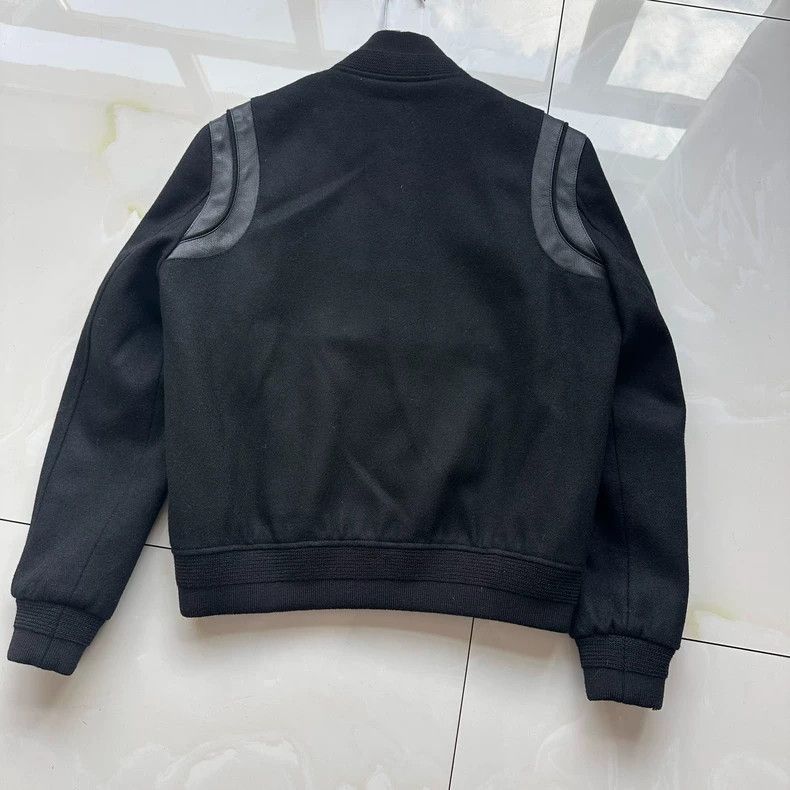 Saint Laurent Paris Saint Laurent Paris YSL Classic Black Wool Leather Basebal Size US L / EU 52-54 / 3 - 2 Thumbnail