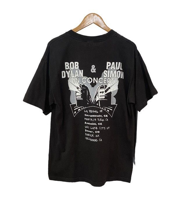 Band Tees ✅ VINTAGE BOB dylan and PAUL Simon tour in concert tee shirt Size US L / EU 52-54 / 3 - 2 Thumbnail