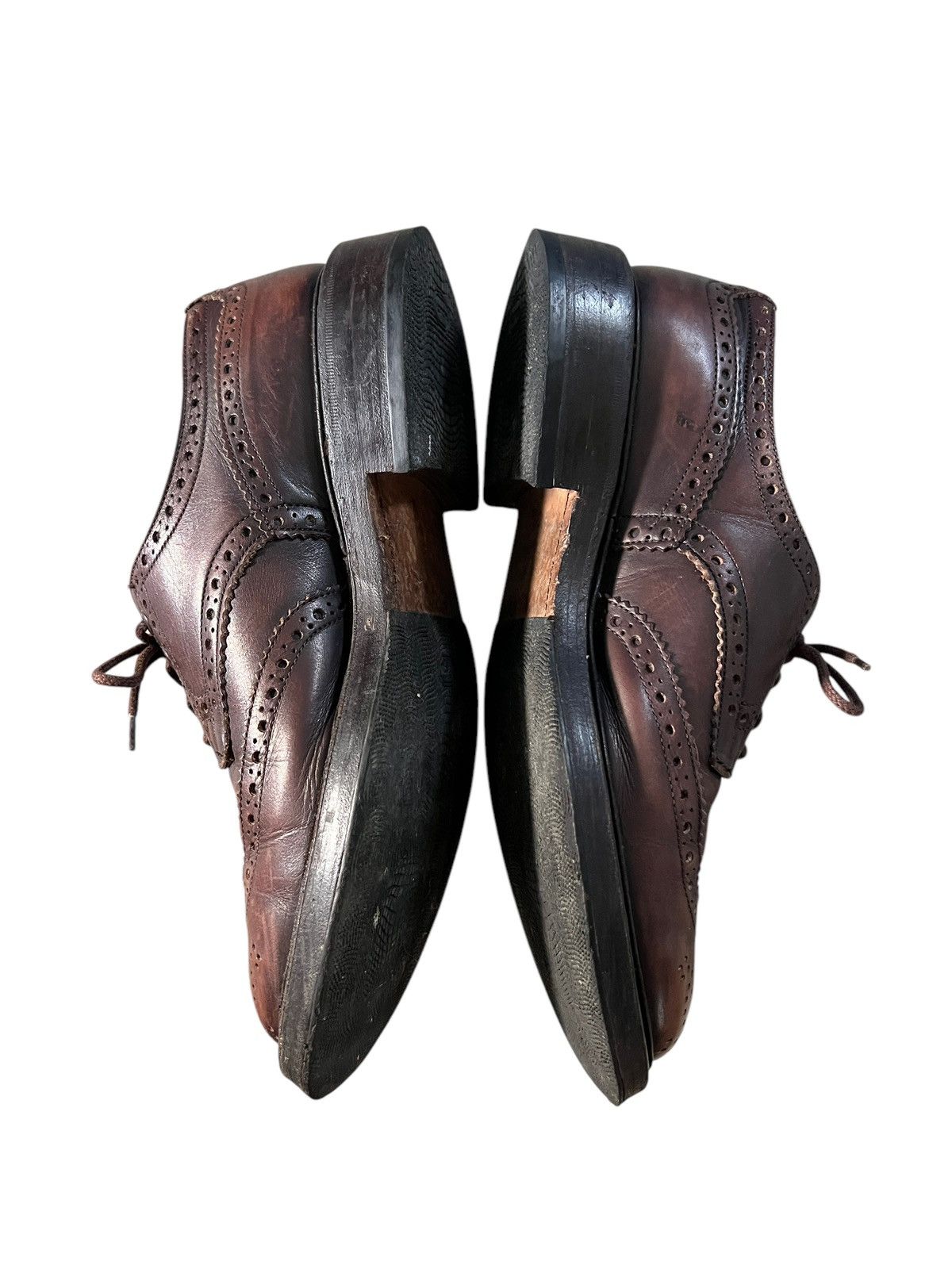 Tricker's Tricker’s 🏴󠁧󠁢󠁥󠁮󠁧󠁿 Espresso Burnished Bourton Country Shoe Size US 10.5 / EU 43-44 - 9 Thumbnail