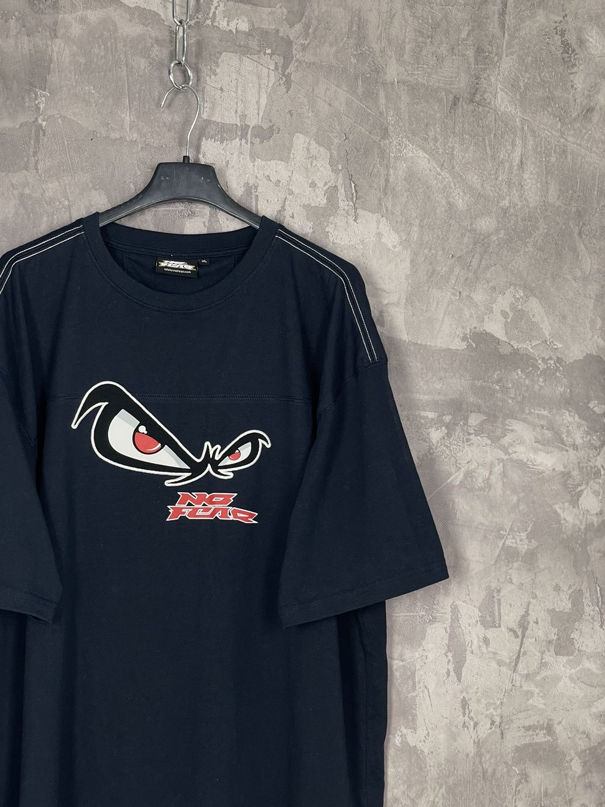No Fear × Vintage Vintage No Fear Made In USA Short Sleeve Printed T-Shirt Size US XL / EU 56 / 4 - 4 Thumbnail
