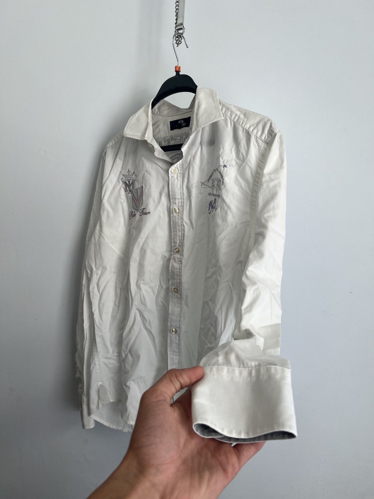 La Martina La Martina Shirt Long Sleeve Polo Cup Y2K Size M Size US L / EU 52-54 / 3 - 4 Thumbnail