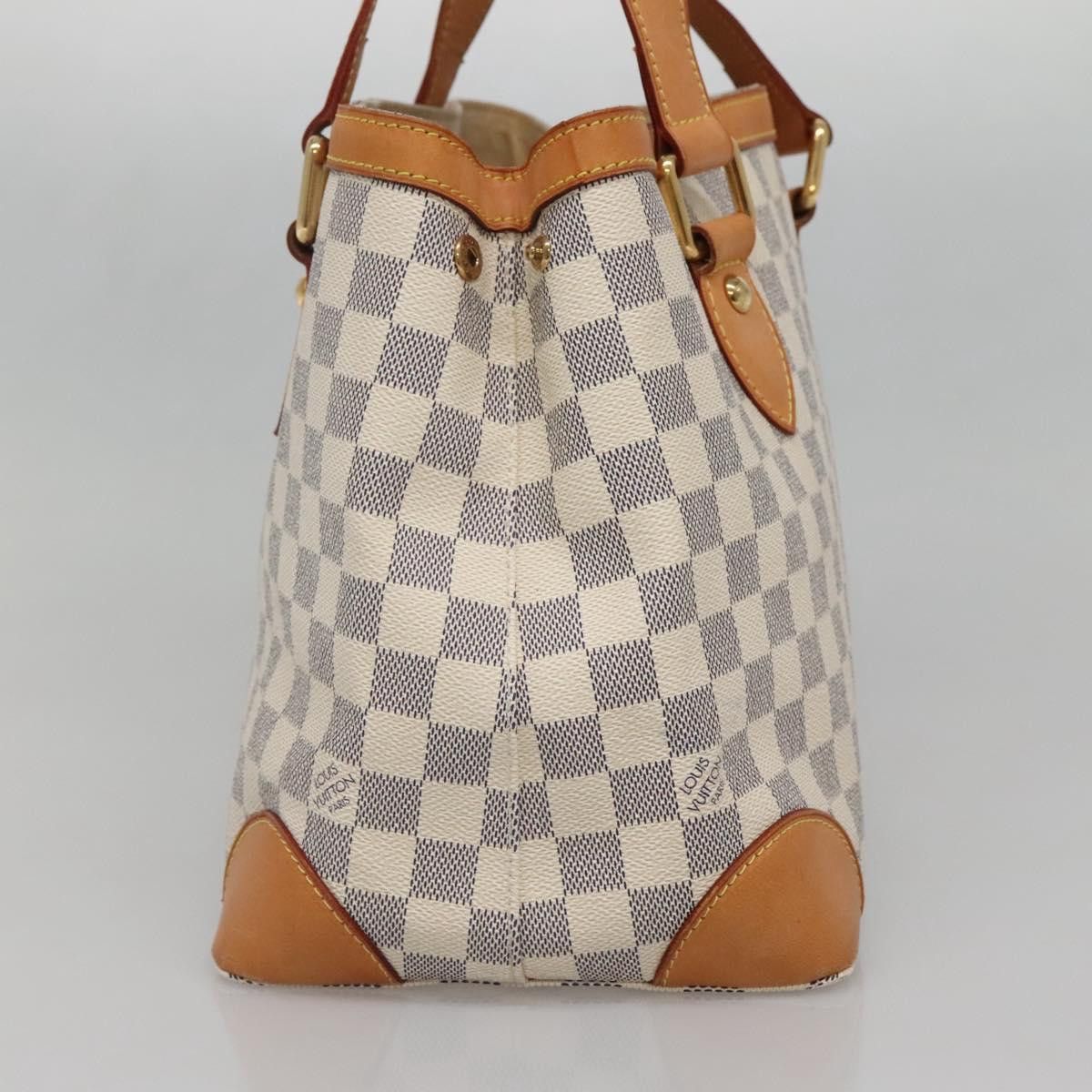 Louis Vuitton LOUIS VUITTON Damier Azur Hampstead PM Tote Bag N51207 Size ONE SIZE - 4 Thumbnail
