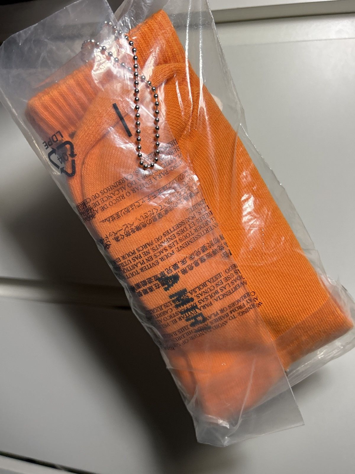 Amiri Amiri flame socks orange Size 44 - 2 Thumbnail
